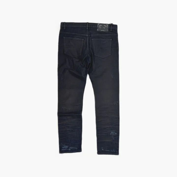 Dior Dior Dior x Travis Scott Logo Embroidered Denim Pants 0079 Size US 31 - 3 Thumbnail