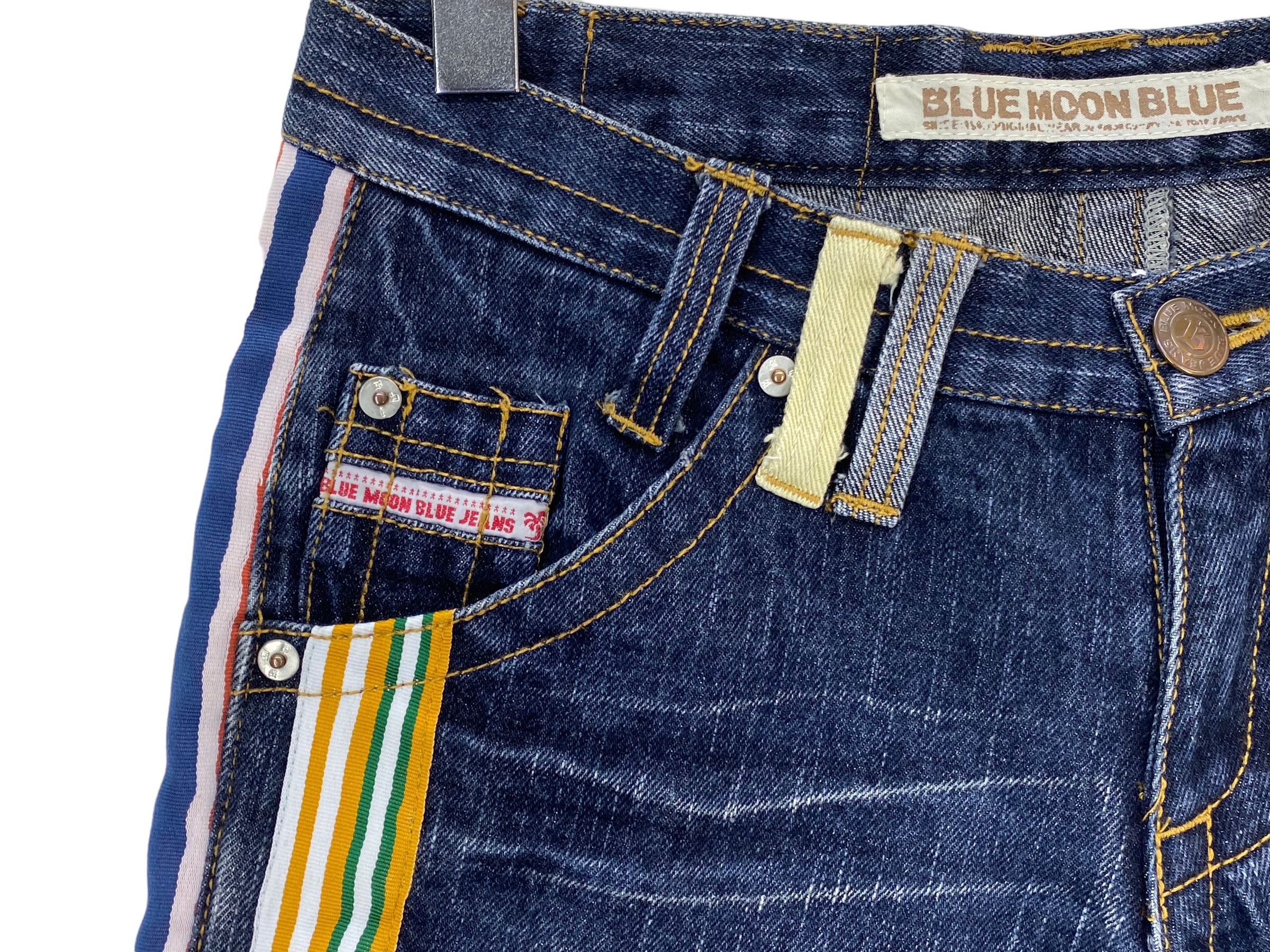 Japanese Brand Japanese Blue Moon Denim - Spellout Jeans - Blue Japan Size US 30 / EU 46 - 13 Thumbnail