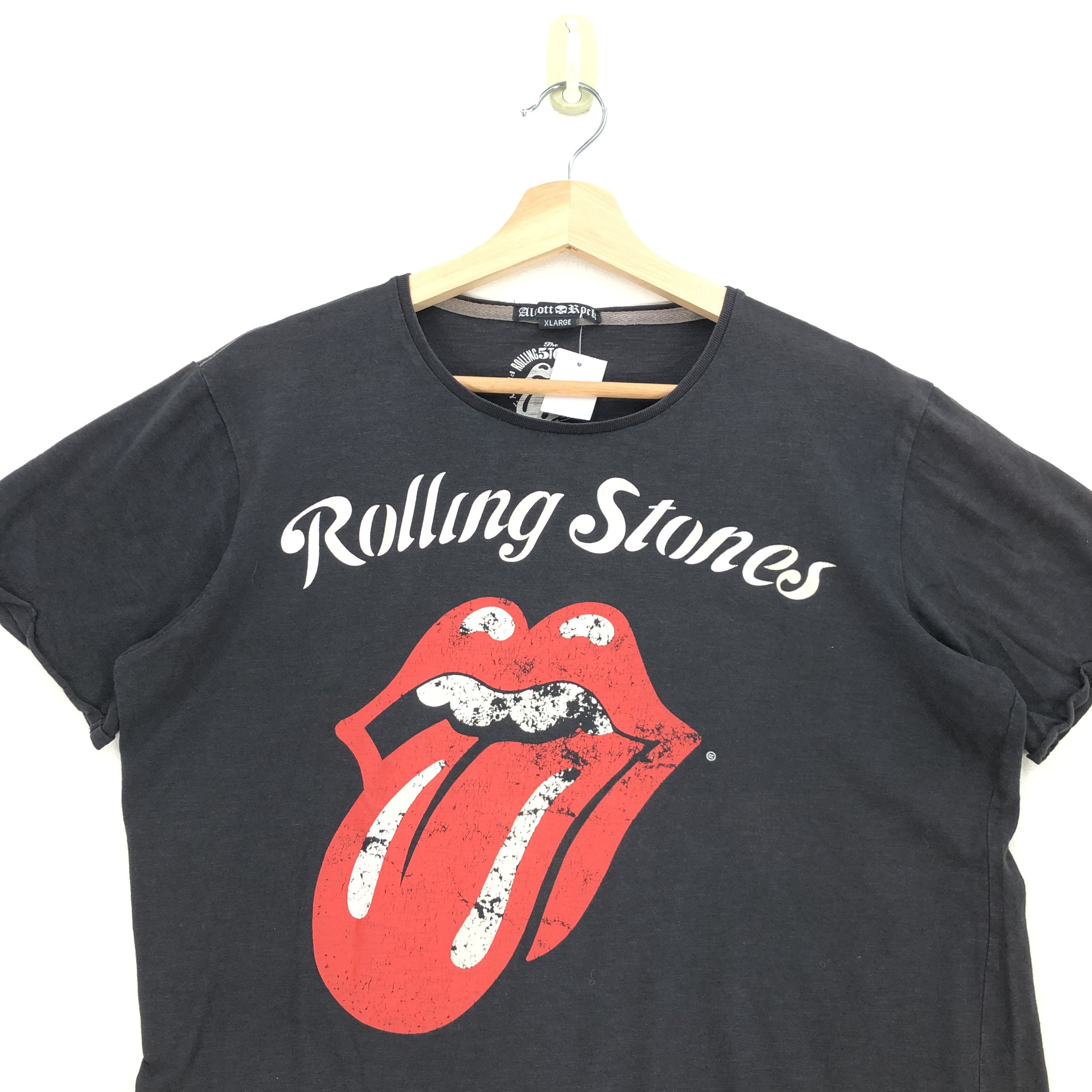 Band Tees × Vintage Vintage Y2k Rolling Stone T Shirt Rock Band Tour Tees Size US M / EU 48-50 / 2 - 2 Thumbnail