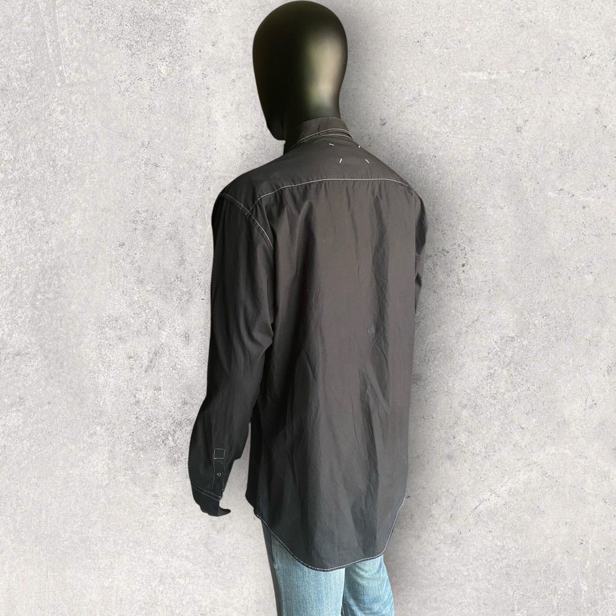 Maison Margiela SS18 Contrast Stitch Shirt Size US M / EU 48-50 / 2 - 3 Thumbnail