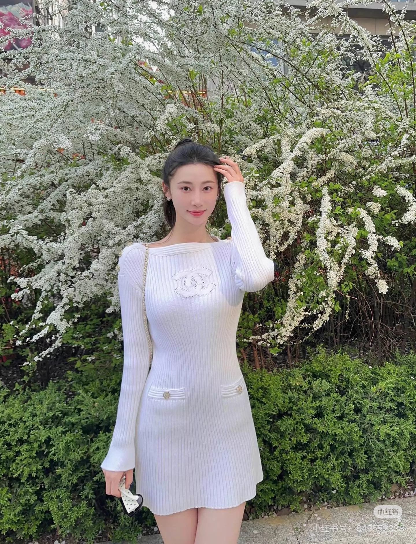 Chanel Chanel Double C Logo Buttons Flattering Dress 38 Size S / US 4 / IT 40 - 9 Thumbnail