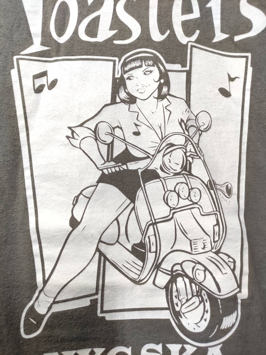Band Tees Vtg The Toasters New York City Ska Band " Vespa Scooter " Size US XXL / EU 58 / 5 - 3 Thumbnail
