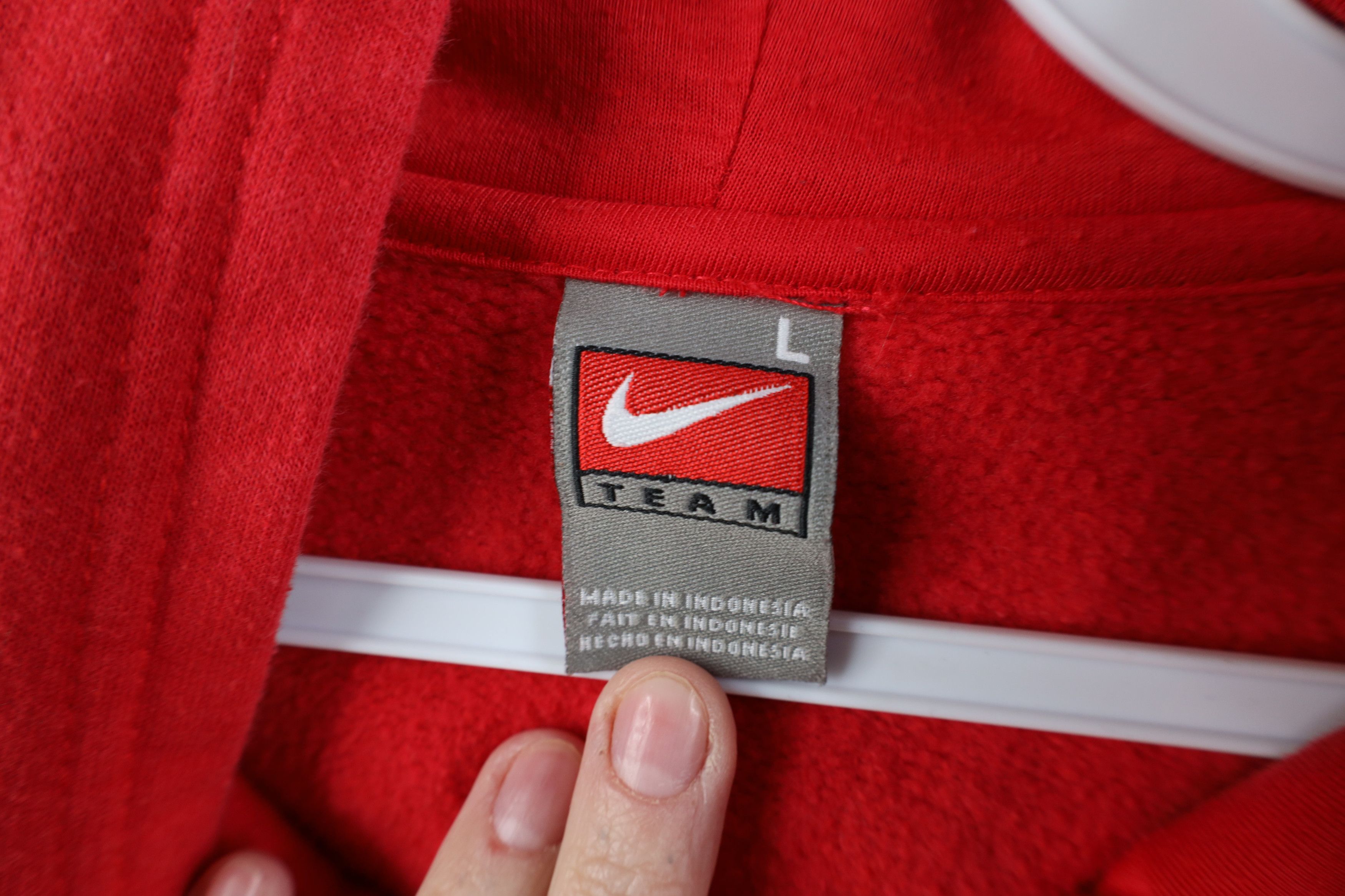 Nike Vintage Y2K Nike Swoosh Ohio State University Zip Hoodie Size L / US 10 / IT 46 - 9 Thumbnail