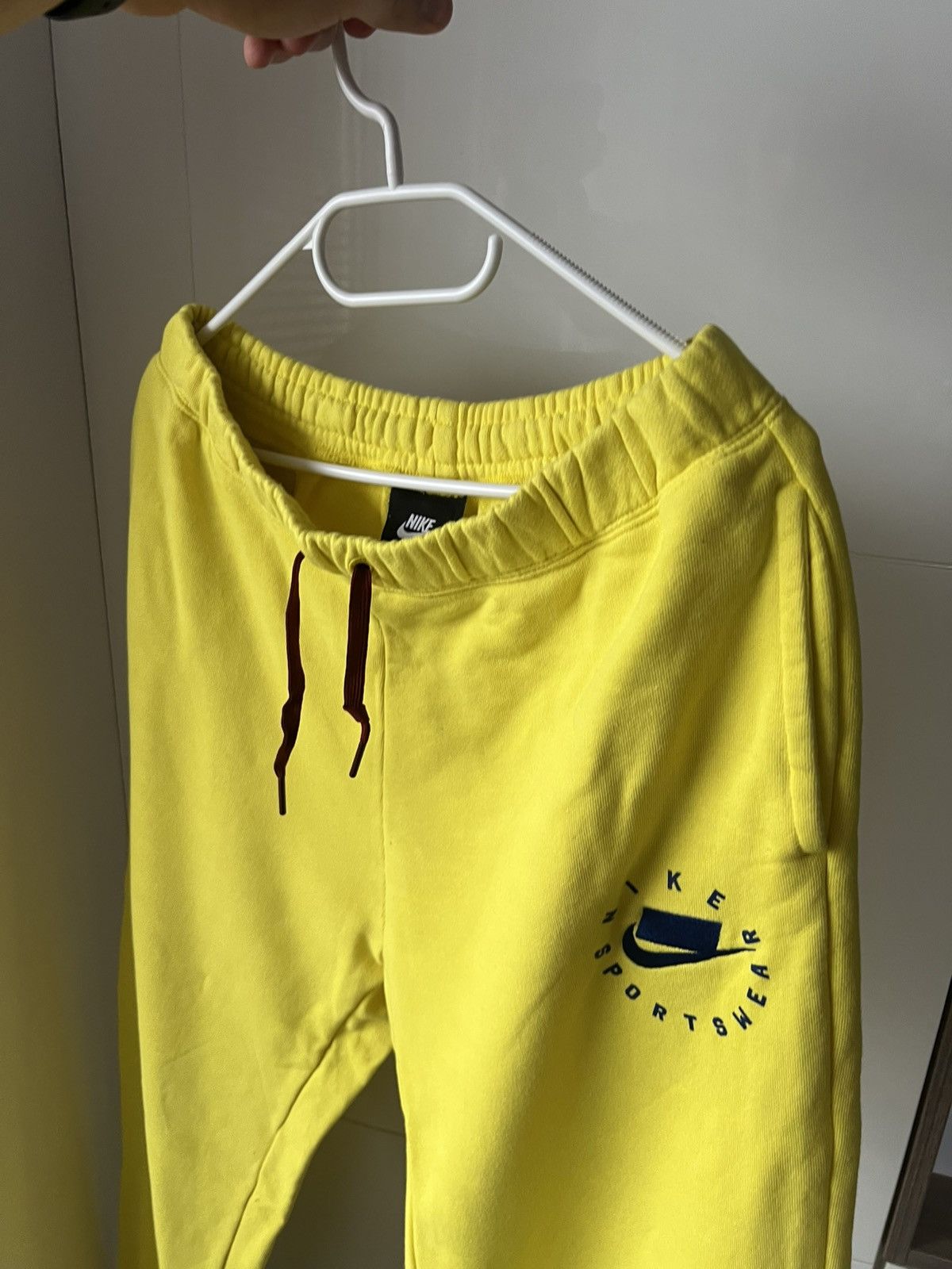 Nike ‼️Nike Sportswear NSW 253 Yellow Cotton Joggers‼️ Size US 32 / EU 48 - 5 Thumbnail