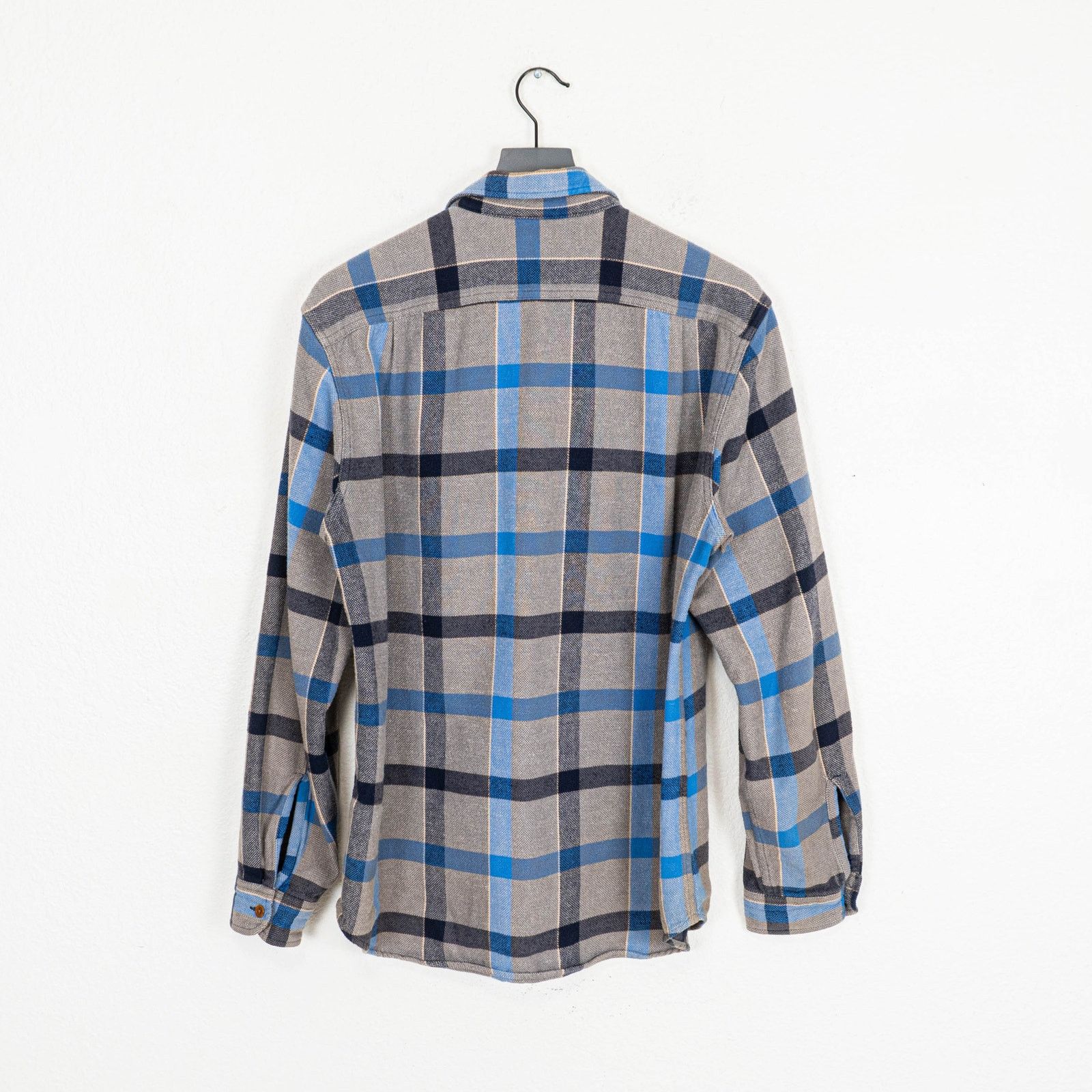 Wallace & Barnes Wallace & Barnes J.Crew Workwear Flannel Shirt Gray plaid M Size US M / EU 48-50 / 2 - 6 Thumbnail
