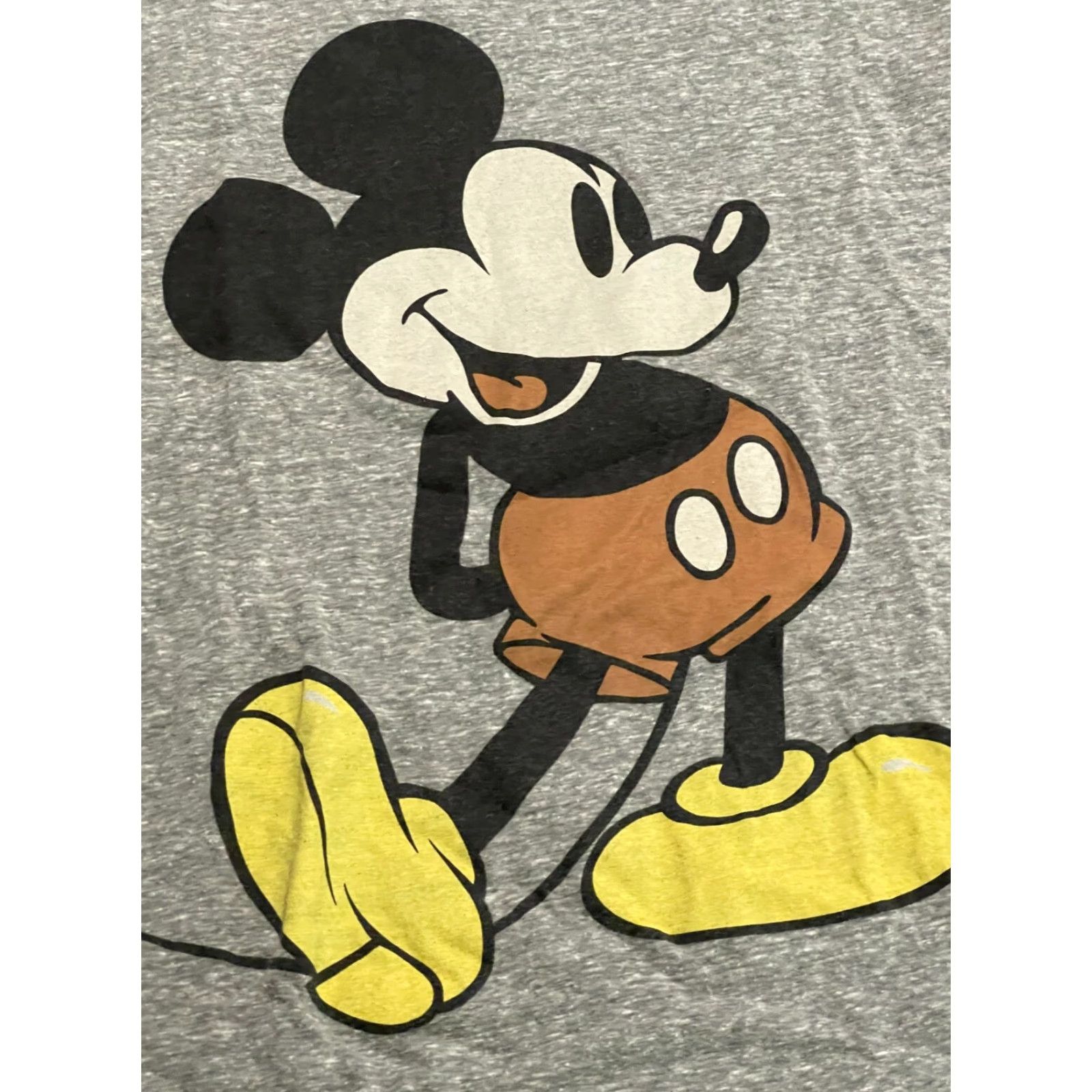 Disney Disney Shirt Men's 3XL Gray Mickey Mouse Short Sleeve Crew Neck T-Shirt Size US XXL / EU 58 / 5 - 5 Thumbnail