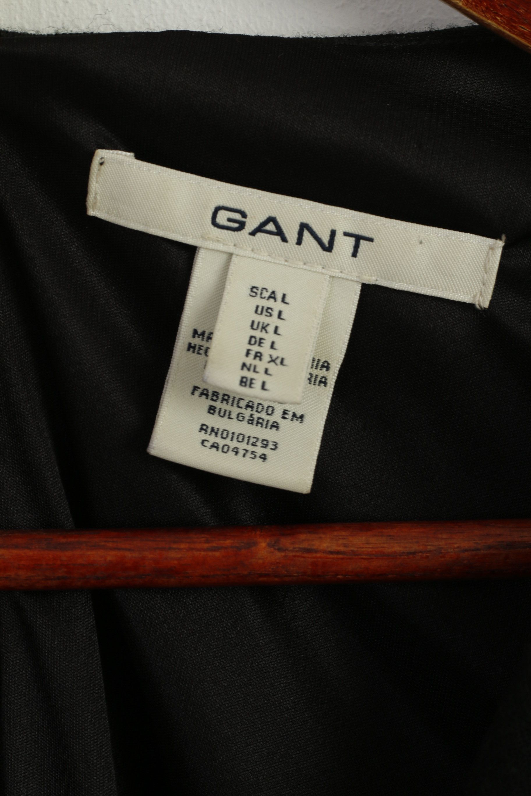 Gant GANT Women L (M) Dress Black Acrylic Wool 7591 Size L / US 10 / IT 46 - 5 Thumbnail