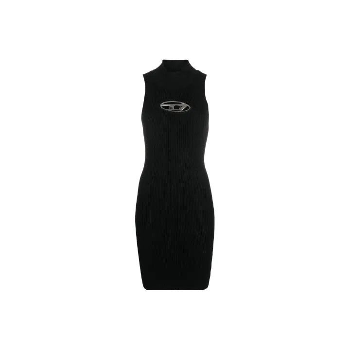 Diesel Diesel Black Sleeveless Dress for Women 0079 Size 26" / US 2 / IT 38 - 1 Thumbnail