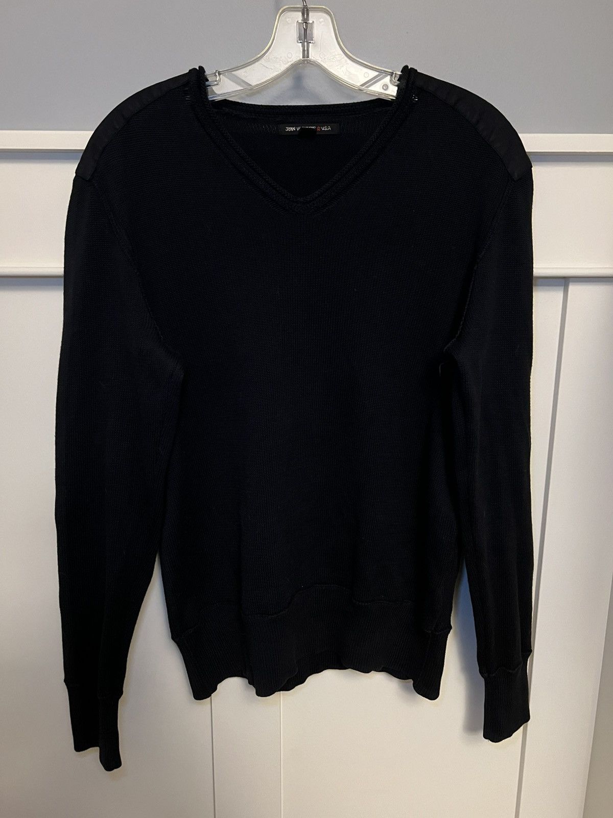 John Varvatos John Varvatos elbow patch knit longsleeve Size US M / EU 48-50 / 2 - 1 Thumbnail