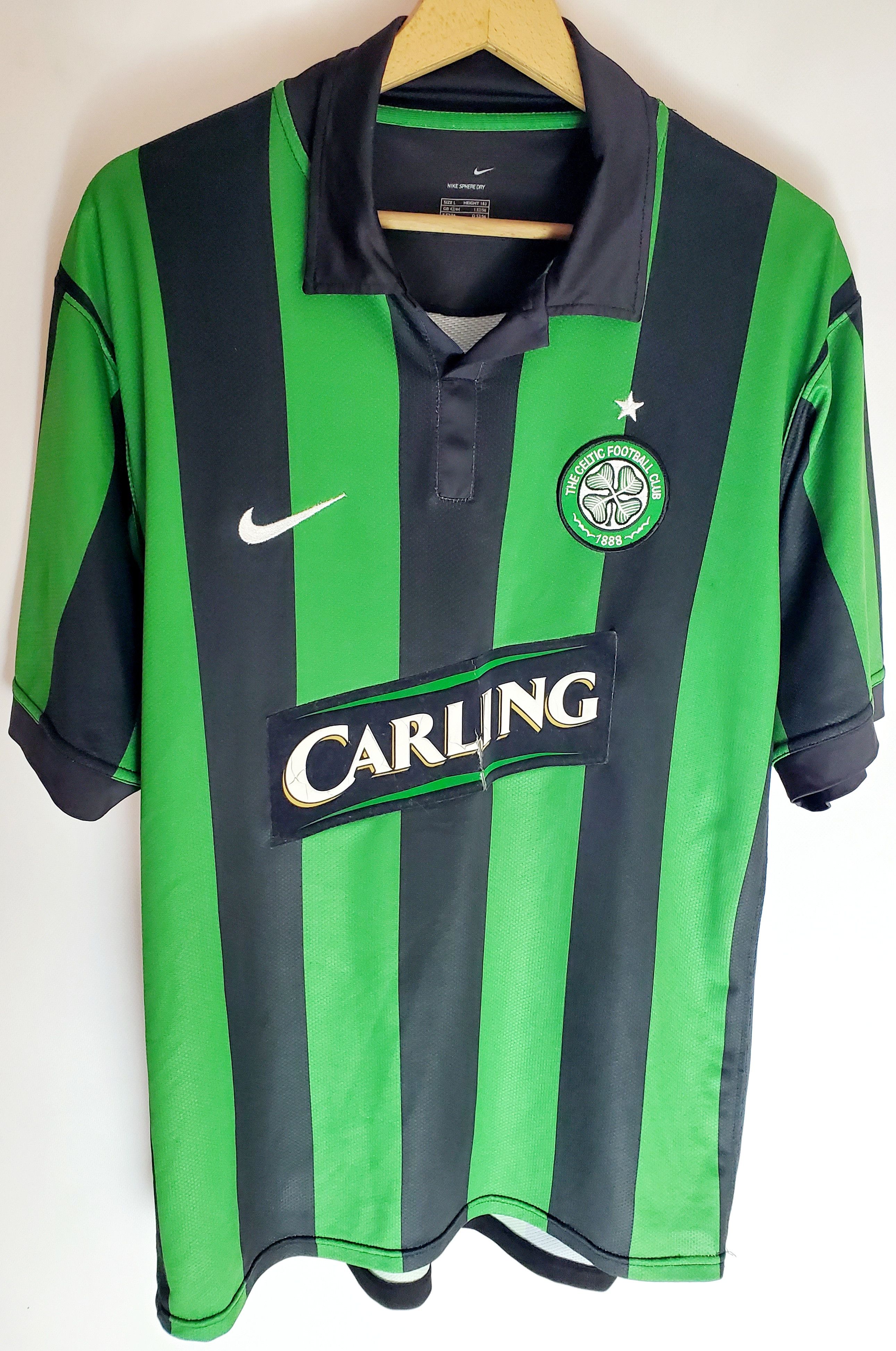 Nike × Vintage CELTIC 2006/2007 AWAY FOOTBALL SHIRT NIKE SOCCER L Size US L / EU 52-54 / 3 - 1 Thumbnail
