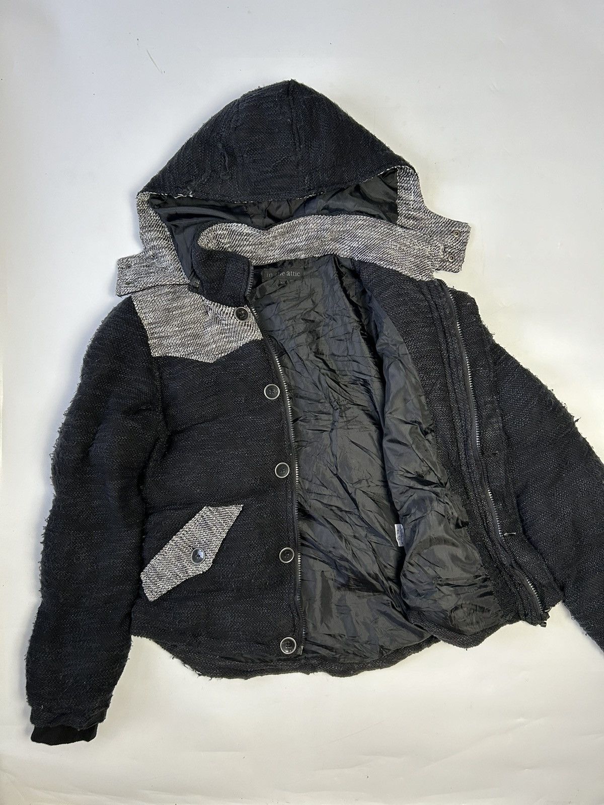 In The Attic × Japanese Brand IN THE ATTIC PUFFER JACKET WITH ATTACHABLE HOODIE Size US M / EU 48-50 / 2 - 2 Thumbnail