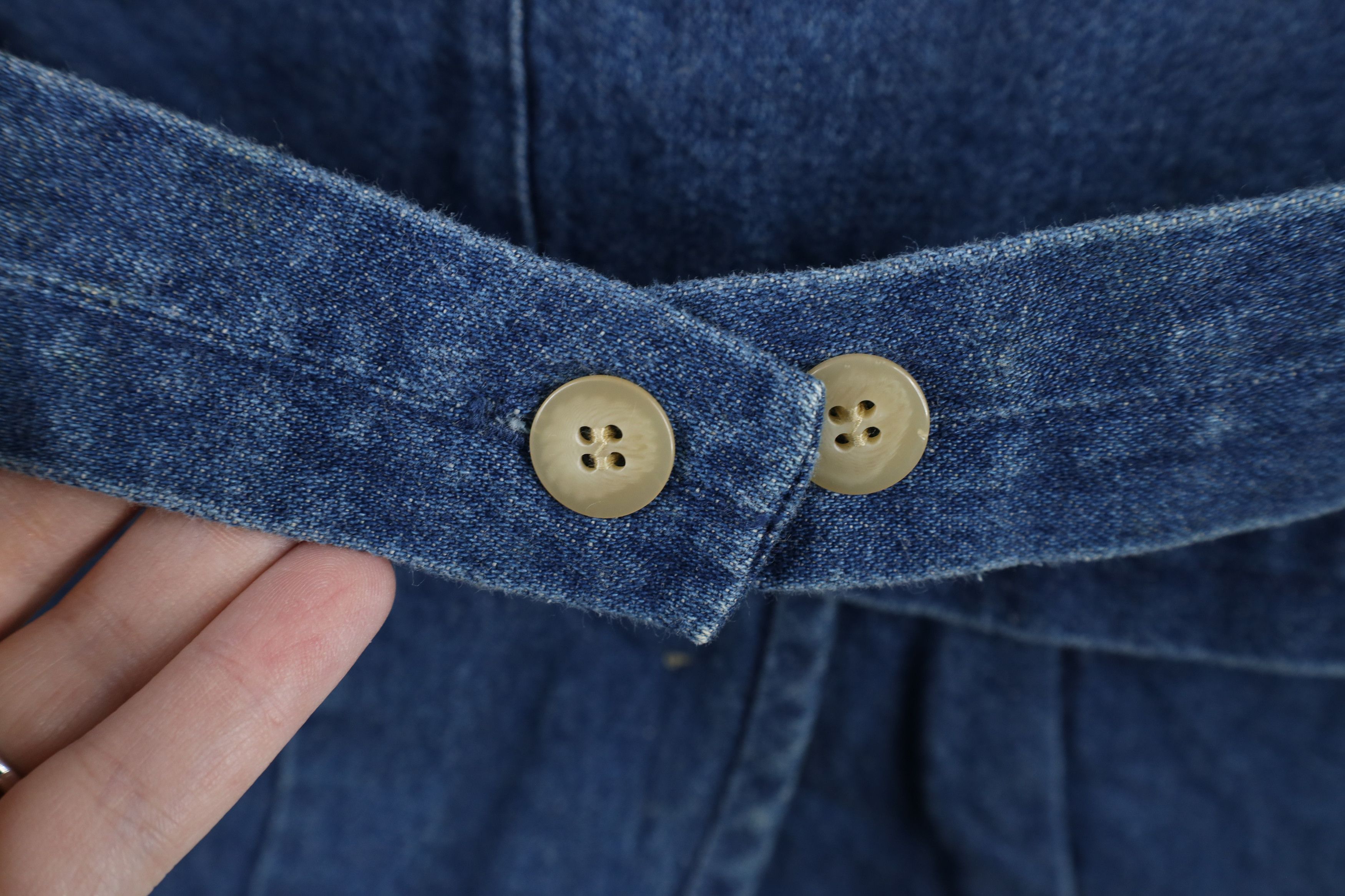 Vintage Vintage 90s Streetwear Button Back Denim Jean Vest Jacket Size L / US 10 / IT 46 - 11 Thumbnail