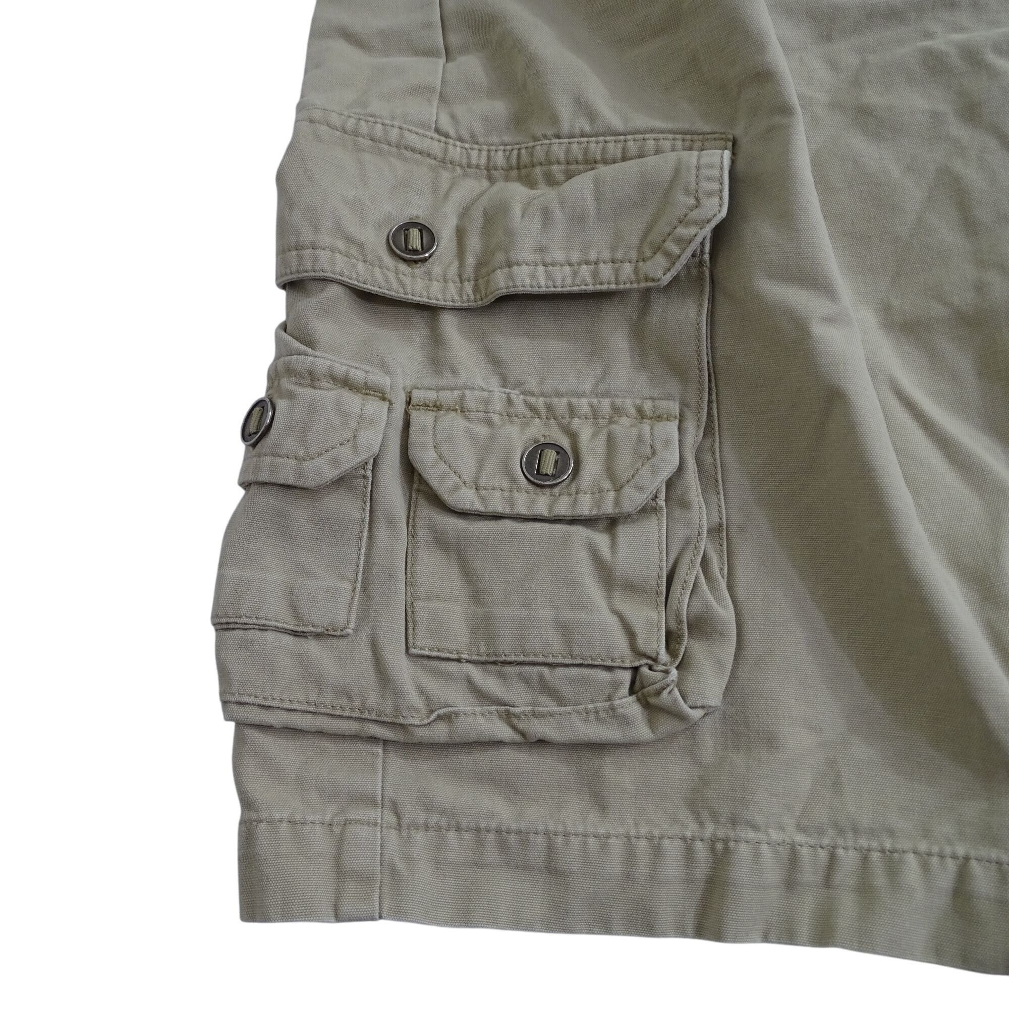 Point Zero Point Zero Cargo Shorts Men Size 38 Khaki Tan Broken-in Size US 38 / EU 54 - 3 Thumbnail