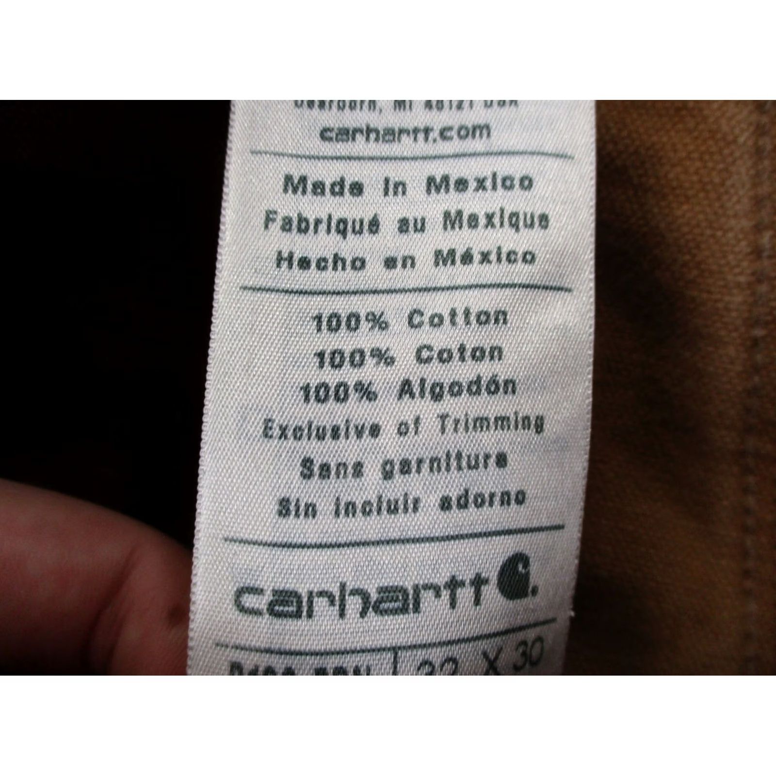 Carhartt Carhartt Pants Men 32 X 30 Beige Original Dungaree Carpenter Workwear B136 Size US 32 / EU 48 - 7 Thumbnail