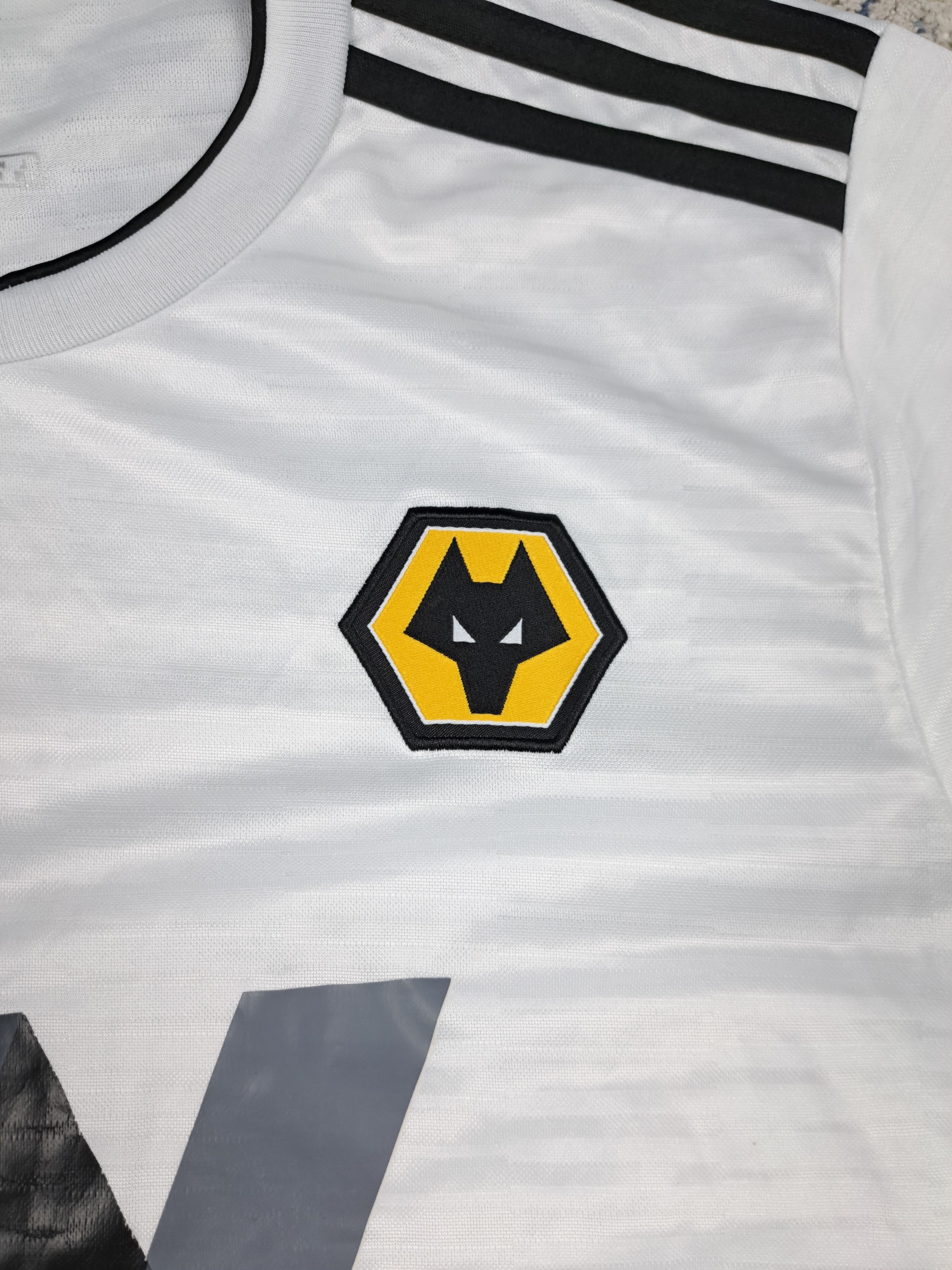 Adidas Wolves 2019 Kit Wolverhampton Wanderers Jersey Blokecore Size US M / EU 48-50 / 2 - 3 Thumbnail