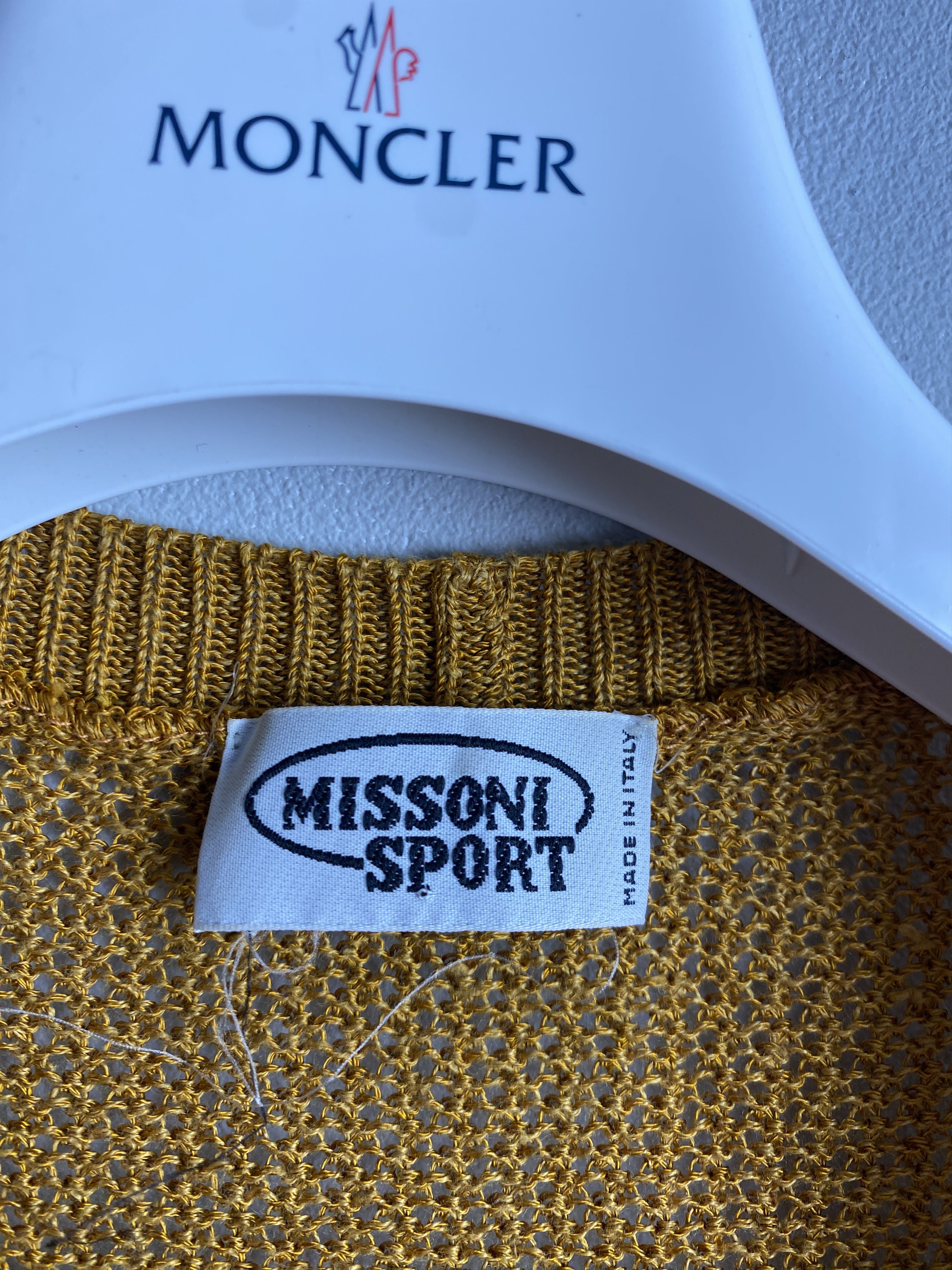 Missoni × Vintage Missoni Sport vintage cardigan sweater knitwear Size M / US 6-8 / IT 42-44 - 4 Thumbnail