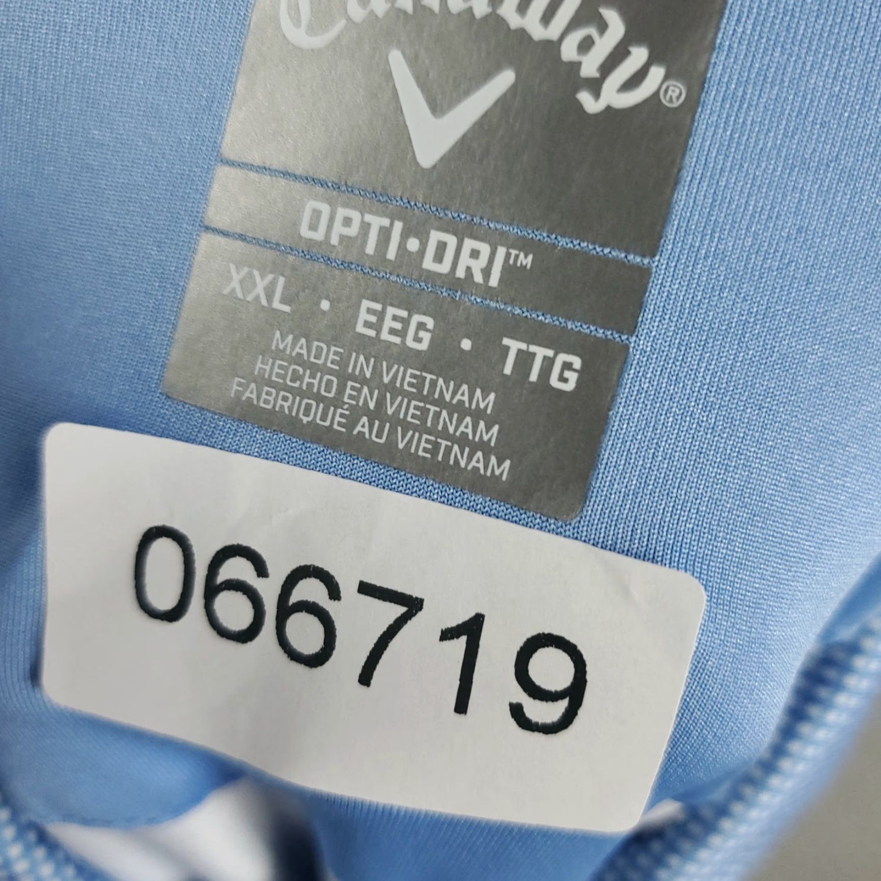Callaway Callaway Polo Shirt Mens 2XL Blue Opti Dri Fit Short Sleeve Polo Men Blue 2XL Nike Size US XXL / EU 58 / 5 - 6 Thumbnail