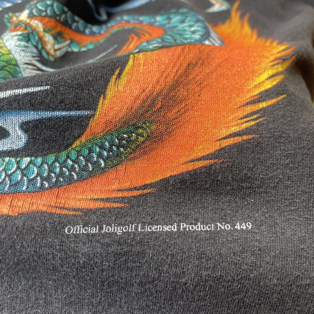 Japanese Brand × Vintage 🔥Vintage 90s Big Motive Dragon Gangster Styles Sukajan Tee Size US L / EU 52-54 / 3 - 5 Thumbnail