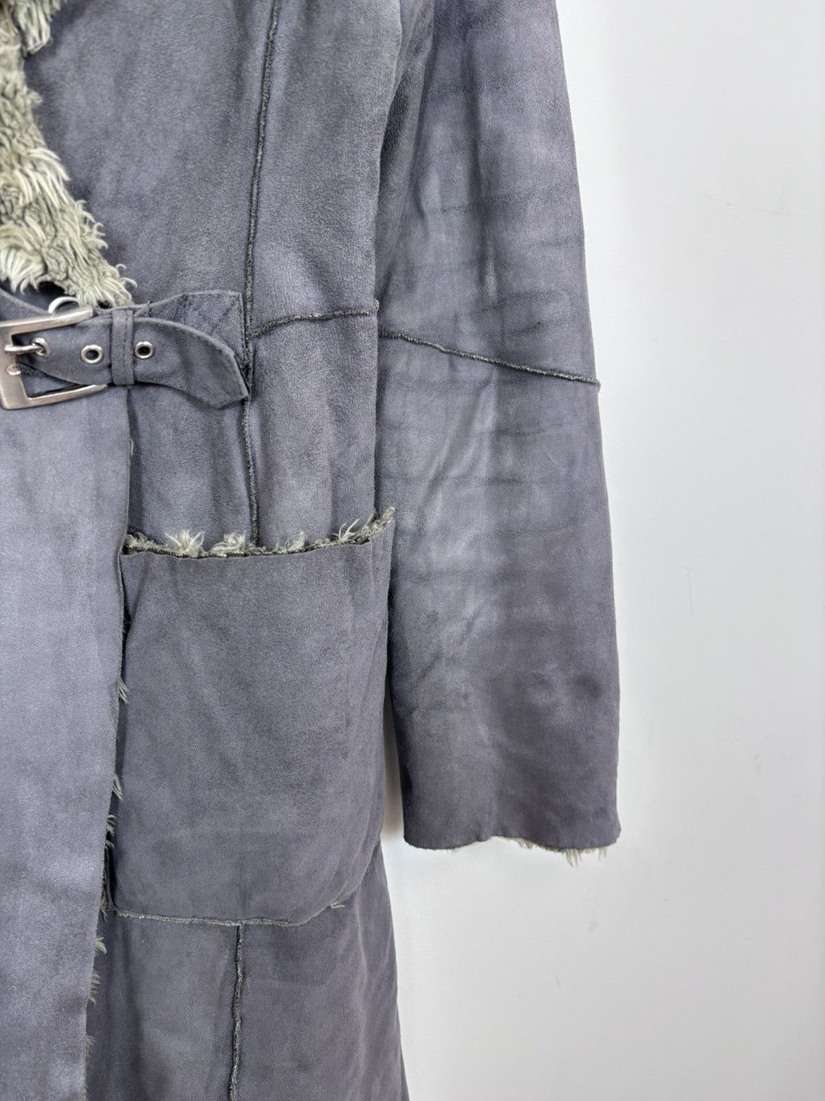 Armani Armani Jeans Vintage Women’s Vegan Leather Fur Coat Jacket Size S / US 4 / IT 40 - 9 Thumbnail