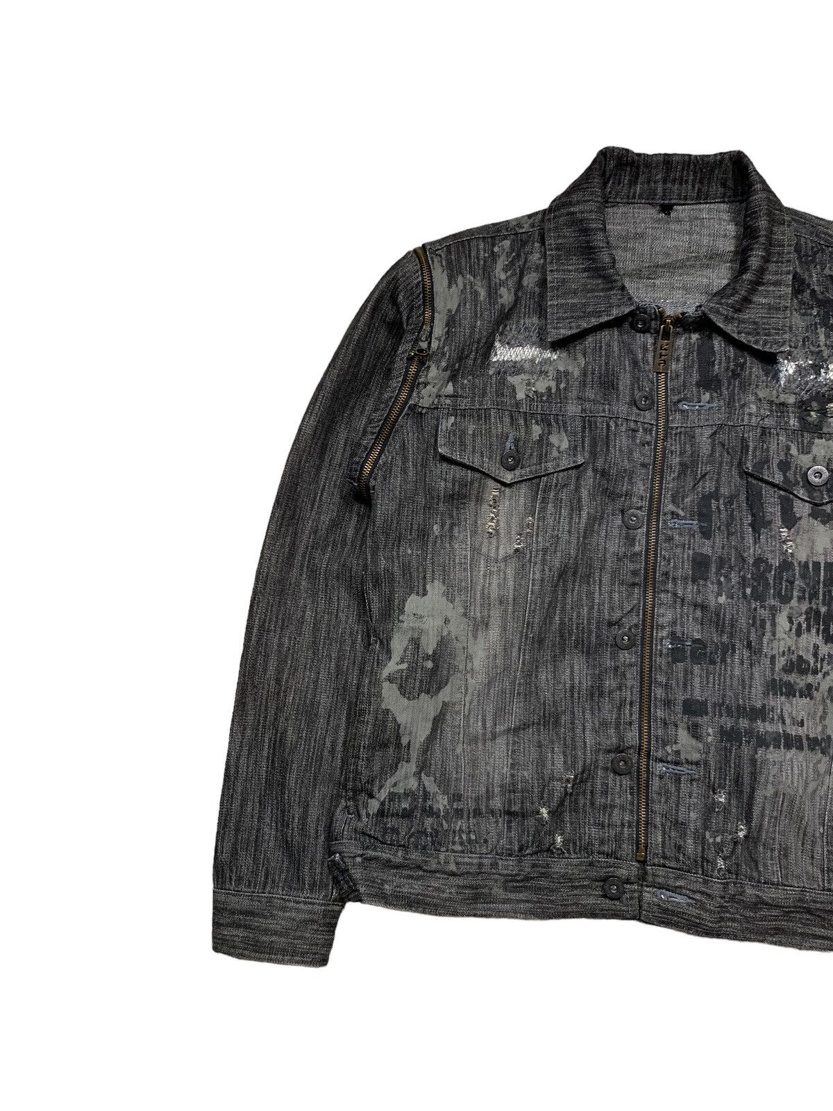 In The Attic Rare In The Attic Distressed Denim Jacket Detachable Sleeves Size US M / EU 48-50 / 2 - 3 Thumbnail