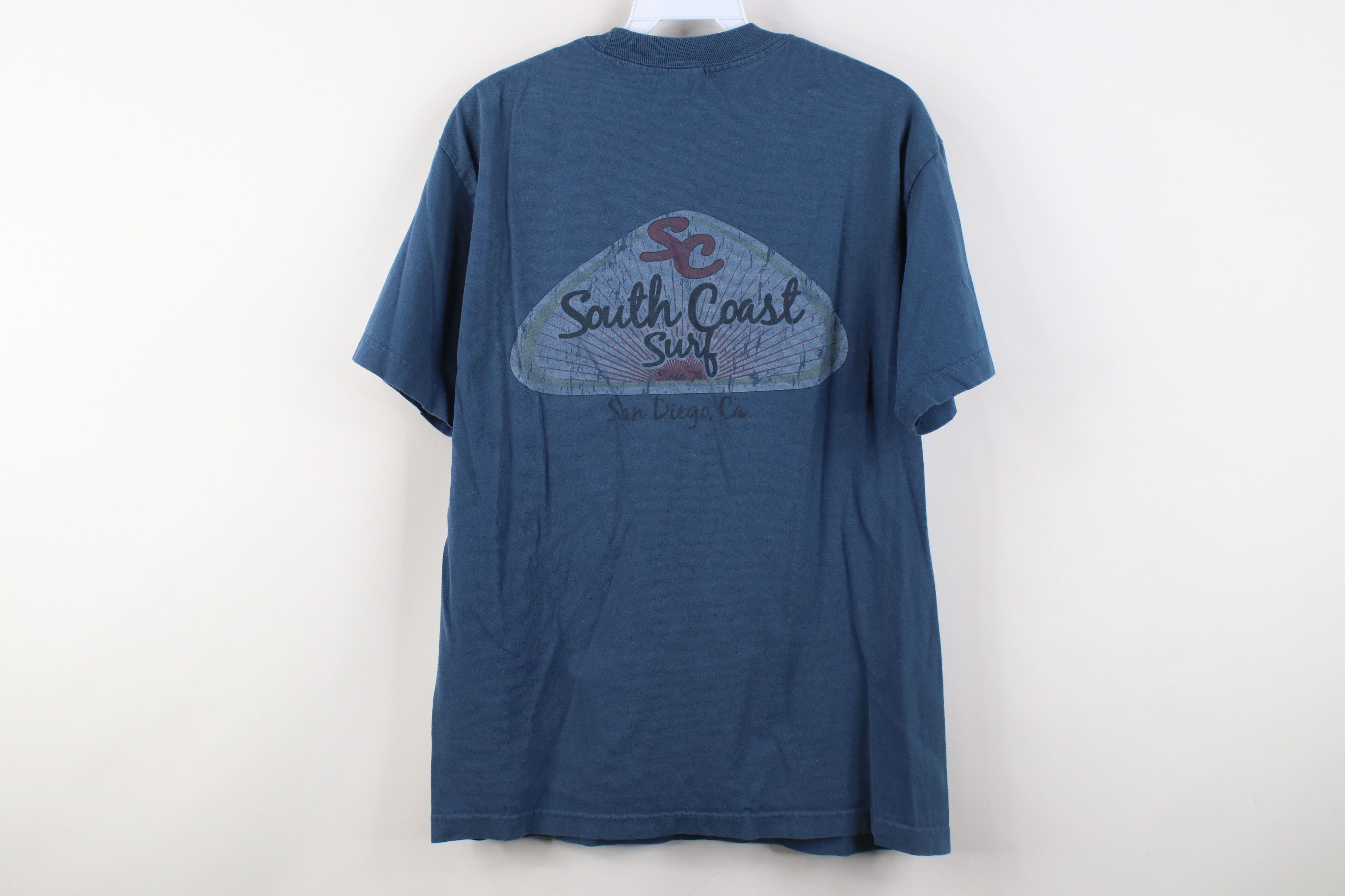 Vintage Vintage 90s Y2K South Coast Surf Surfing San Diego T-Shirt Size US M / EU 48-50 / 2 - 12 Thumbnail