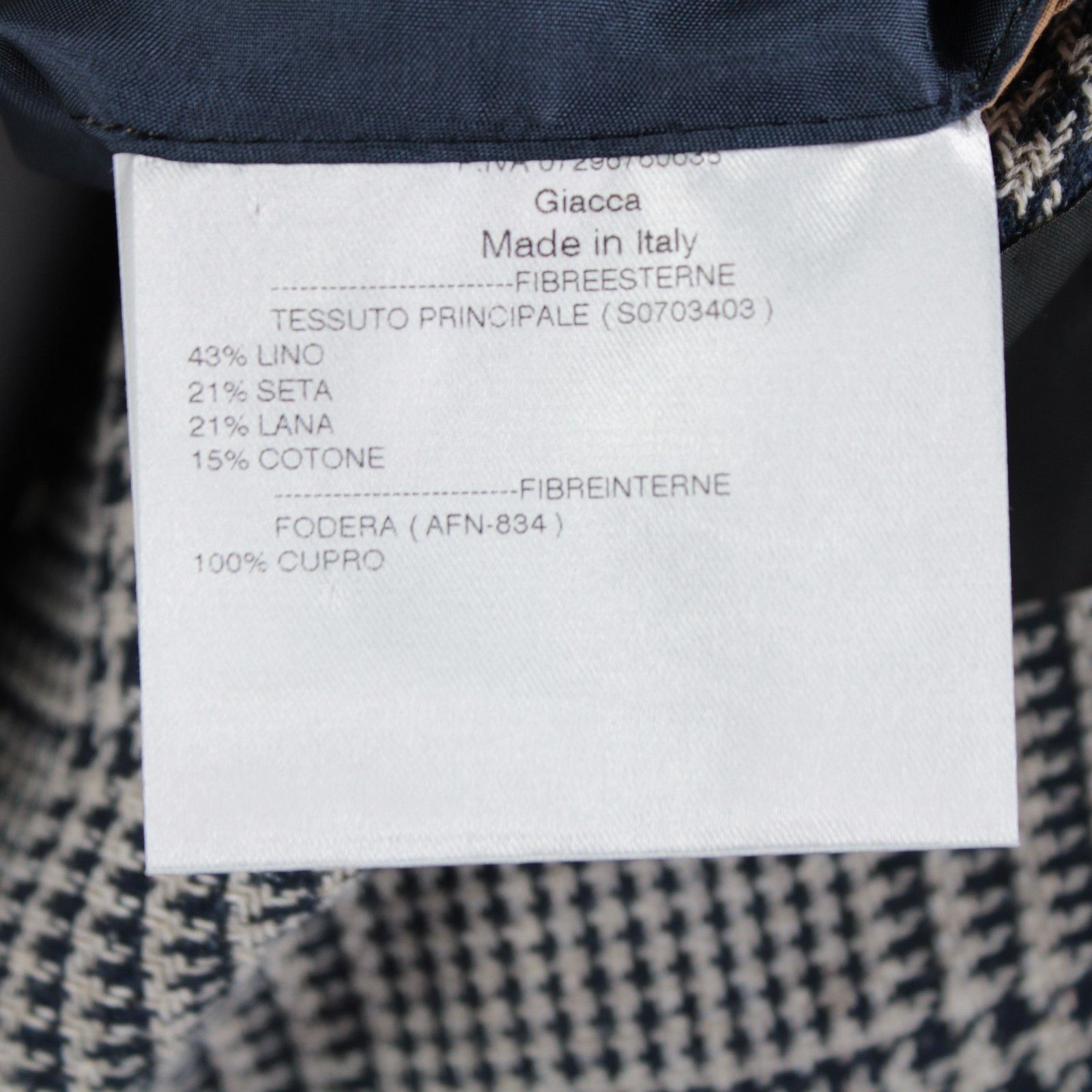 SARTORIO Sartorio Sport Coat Size 46 Regular US in Blue Size 46R - 8 Thumbnail