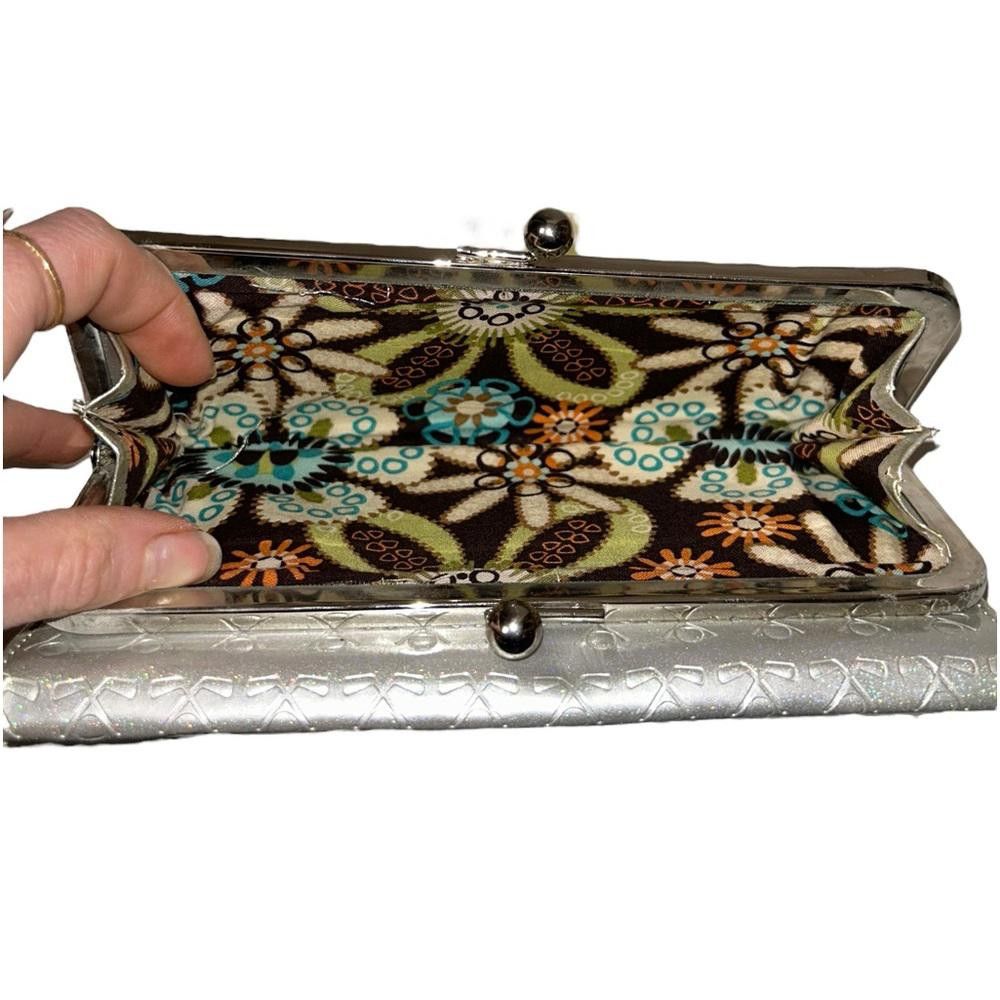 Designer NWT Vintage Embossed Silver Golf Clutch Size ONE SIZE - 8 Thumbnail
