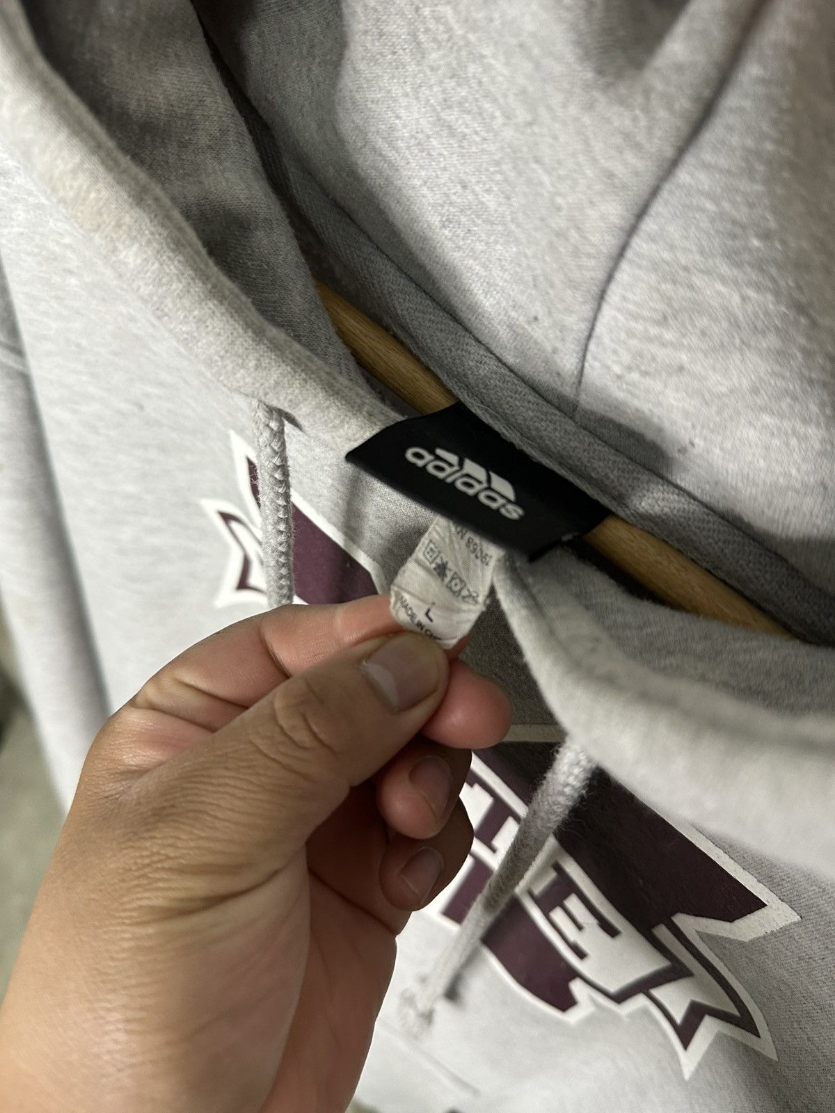 Adidas Vtg Mississippi State Adidas Hoodie Size US L / EU 52-54 / 3 - 4 Thumbnail