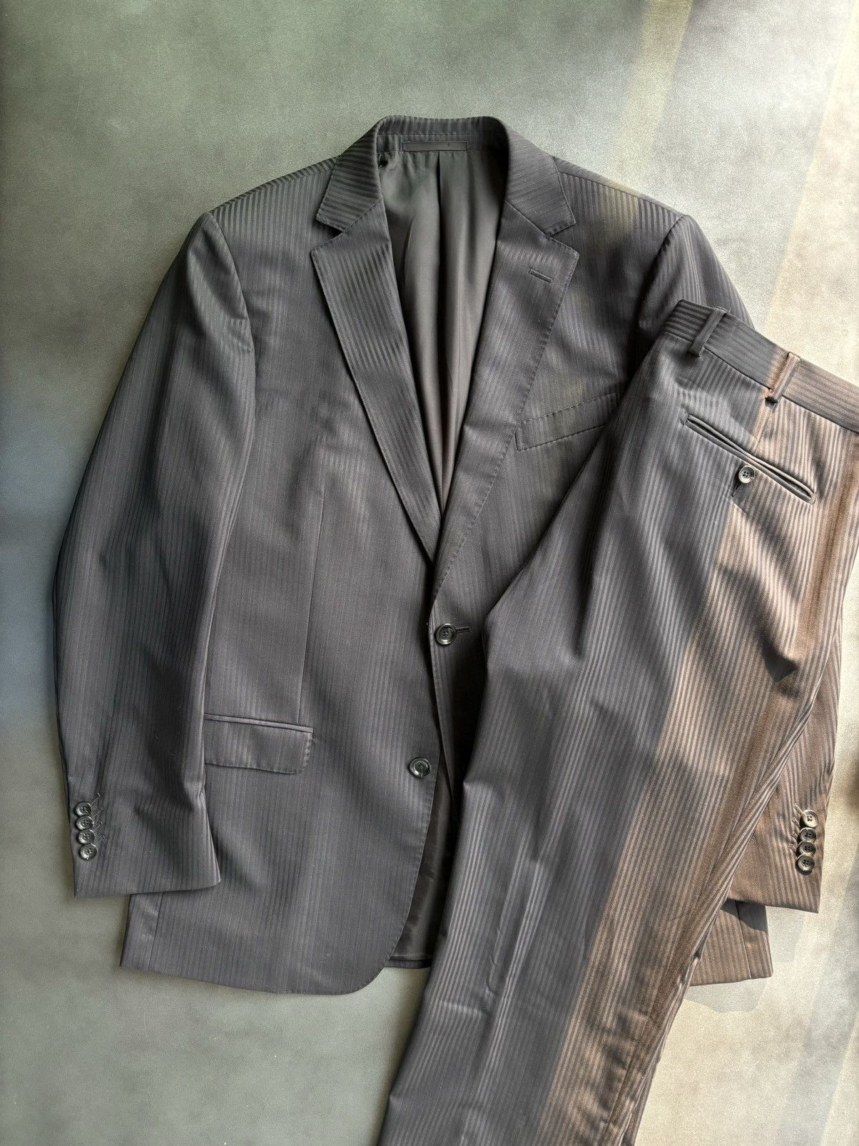 Ermenegildo Zegna × Z Zegna Ermenegildo Zegna Z Zegna Suit Two Piece Drop 8 Blazer Pants Size 50R - 2 Thumbnail
