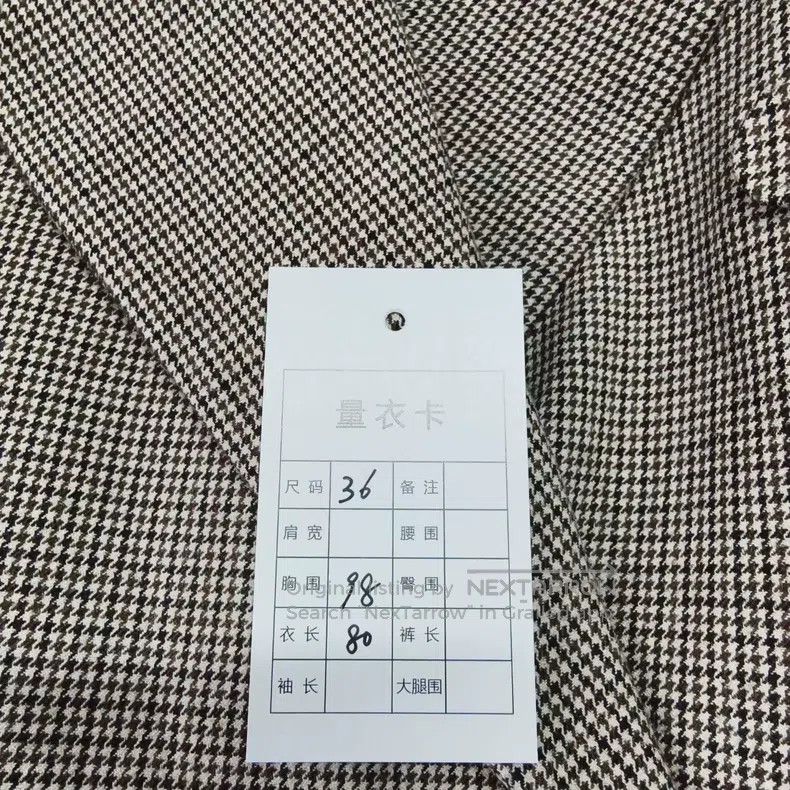 Fendi Fendi Houndstooth Suit Two-Piece Vest + High Neck Inner Size 4XL / US 24-26 - 7 Thumbnail