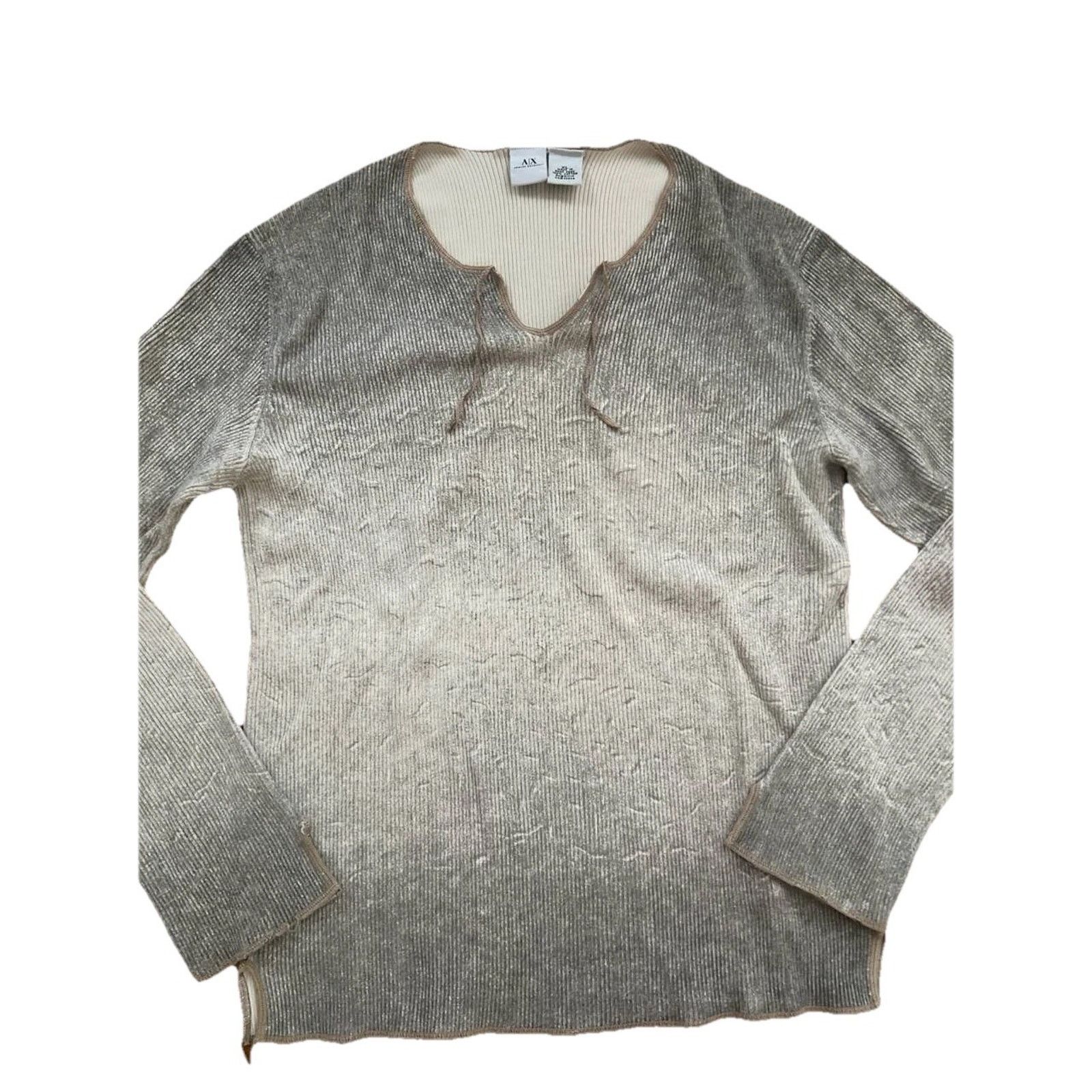 Armani Exchange Armani Exchange Men 100% Gray Sweater Size XL A001875 Size US L / EU 52-54 / 3 - 2 Thumbnail