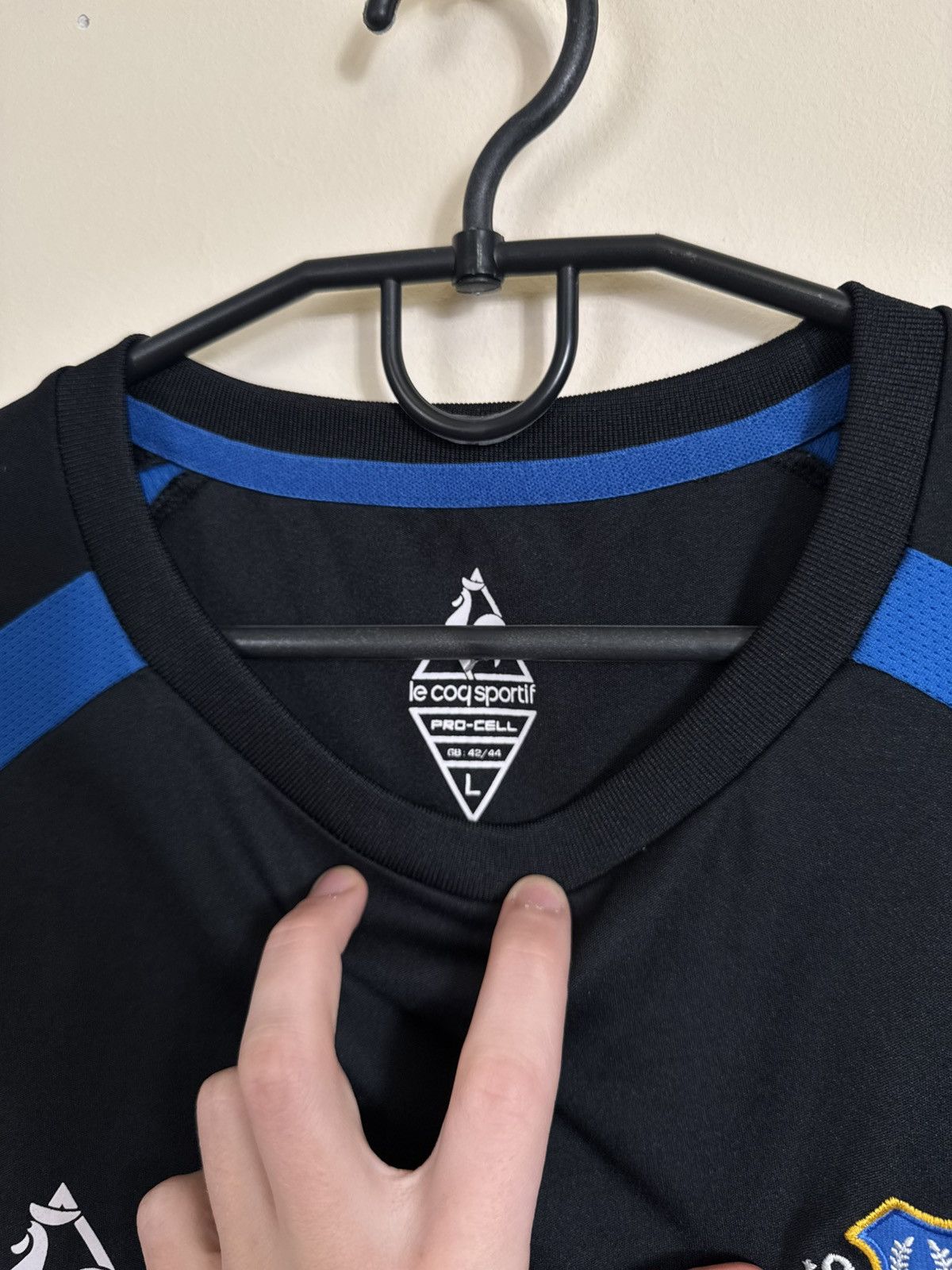 Le Coq Sportif Le Coq Sportif Everton Jersey 2010-11 L Football Shirt Away Size US L / EU 52-54 / 3 - 11 Thumbnail