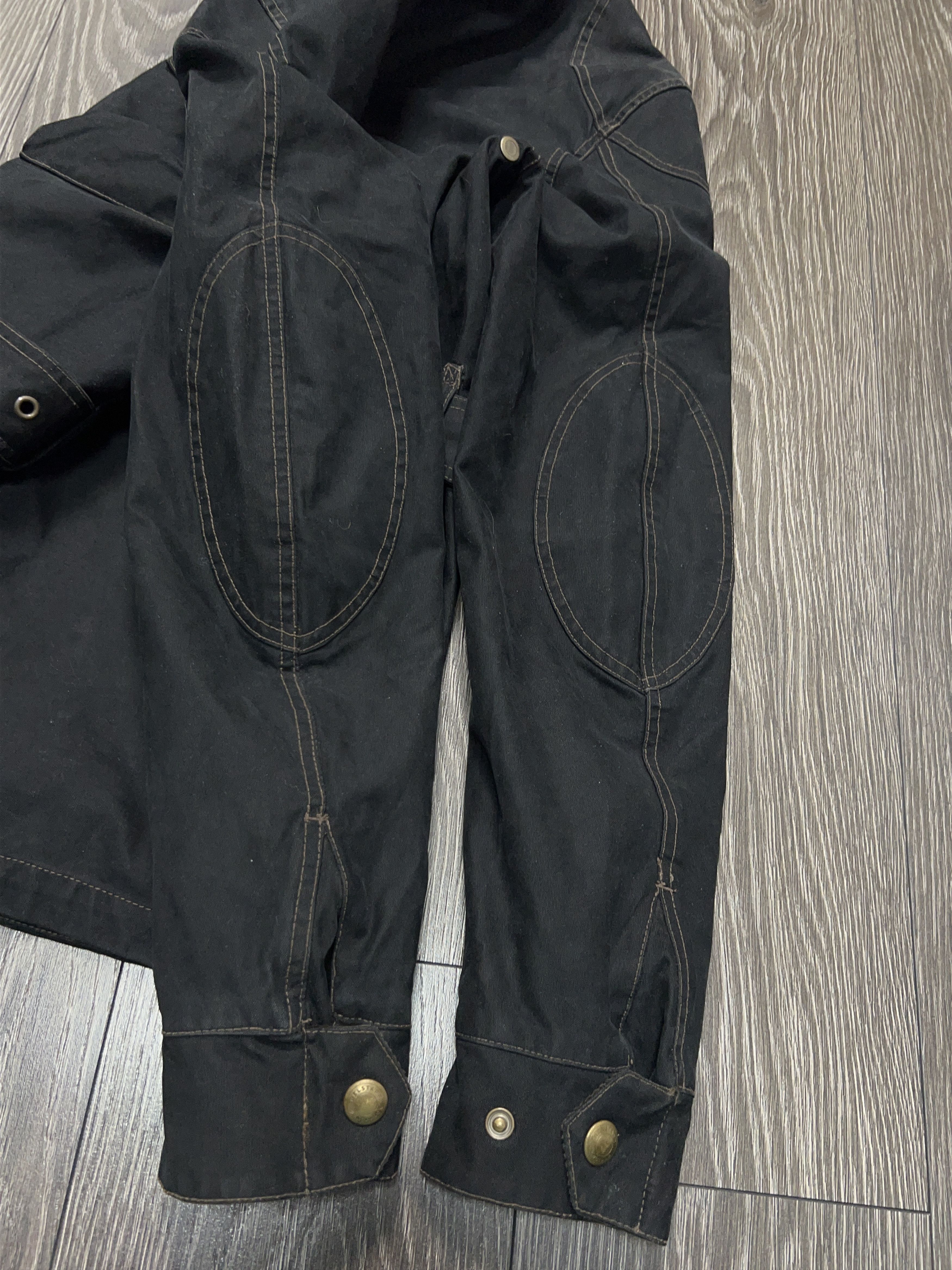Belstaff Mens Trialmaster Black Motorcycle Belted Cotton Jacket Coat Size US M / EU 48-50 / 2 - 25 Thumbnail