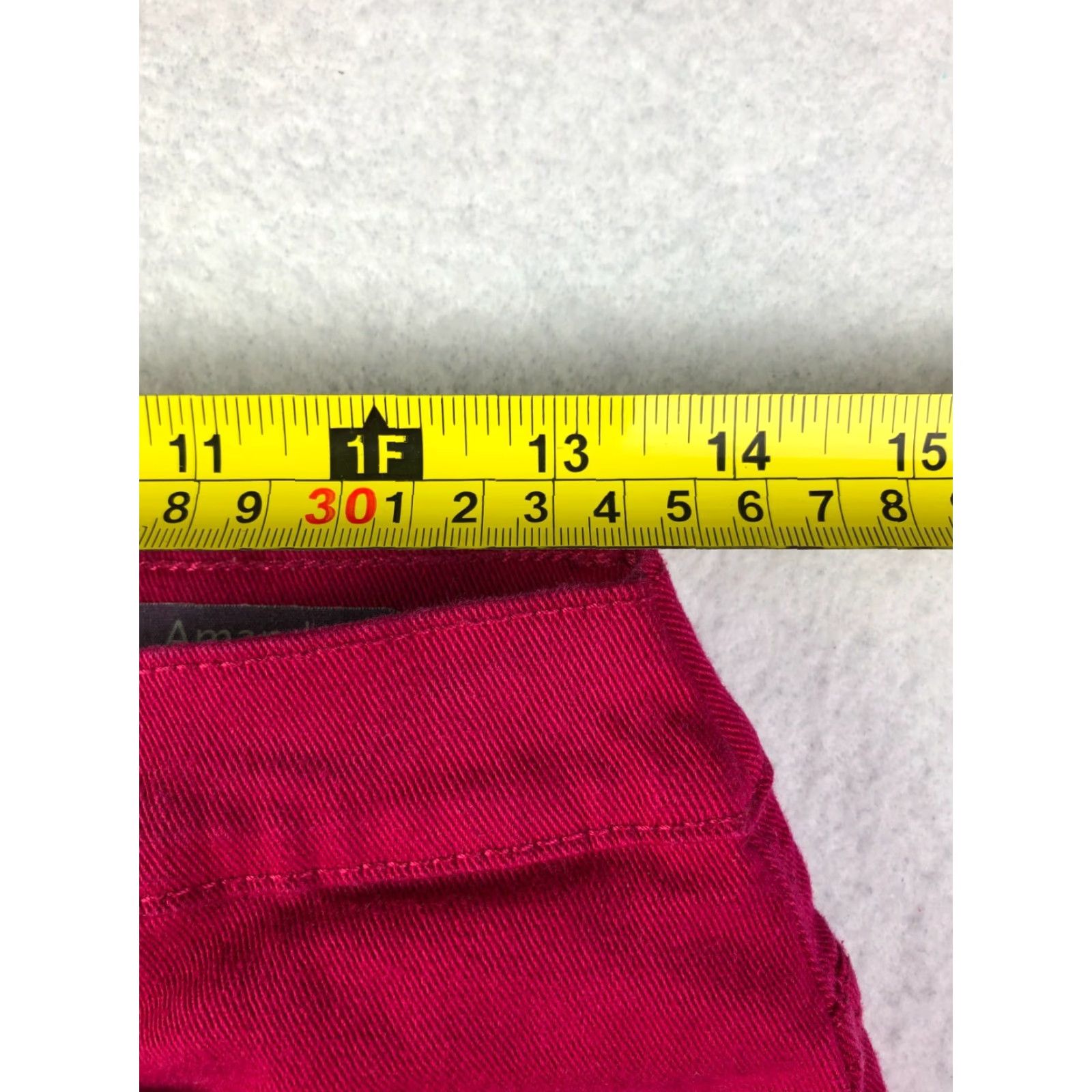 Gloria Vanderbilt Gloria Vanderbilt Amanda Capri Juniors Size 10 Pink Denim Jeans - 27x18 Mid Rise Regular Inseam 18 Size 32" / US 10 / IT 46 - 7 Thumbnail