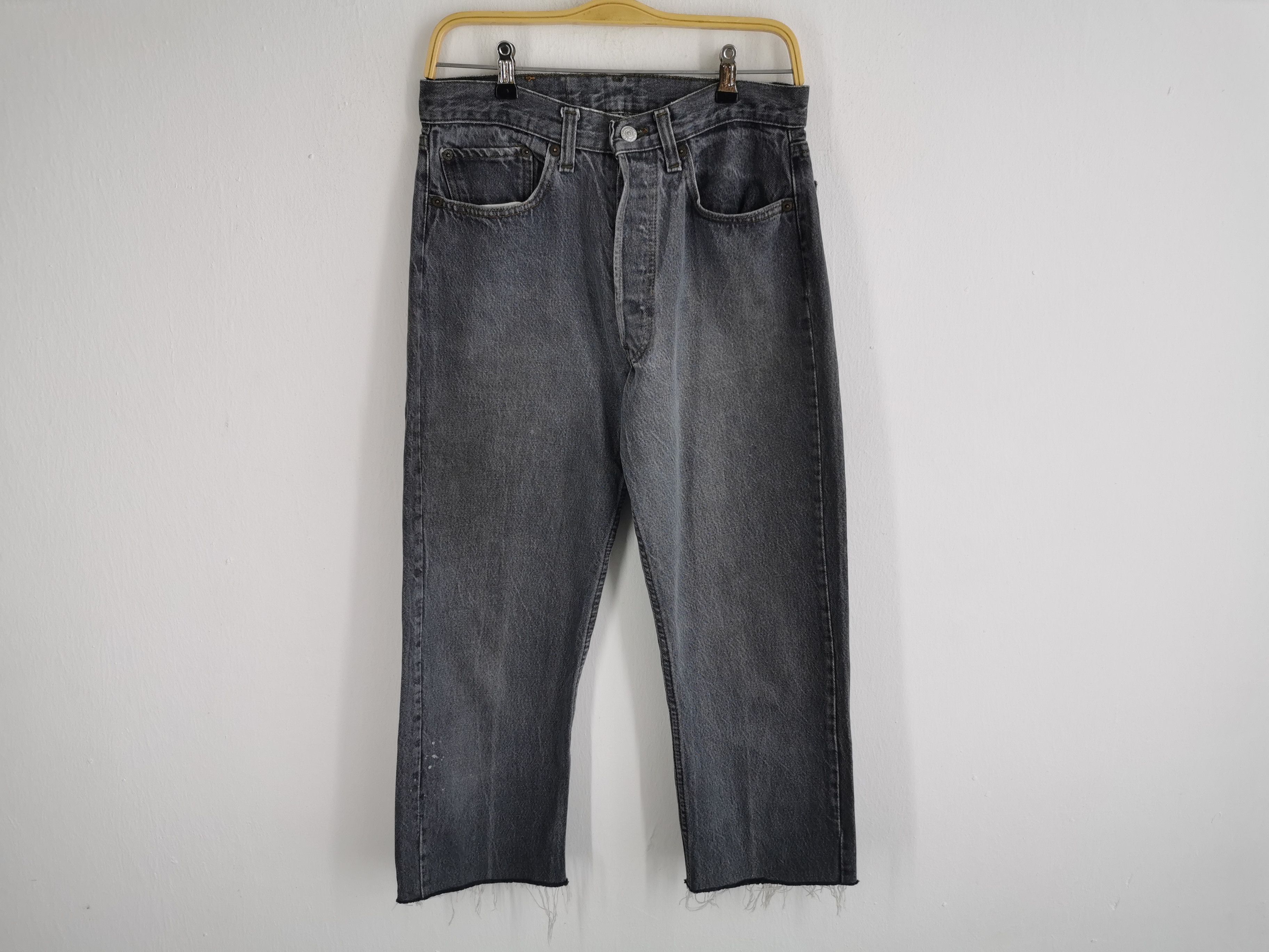 Levi's Distressed Vintage 90's Levis Lot 501 Denim Made In USA Size 27" / US 4 / IT 40 - 2 Thumbnail