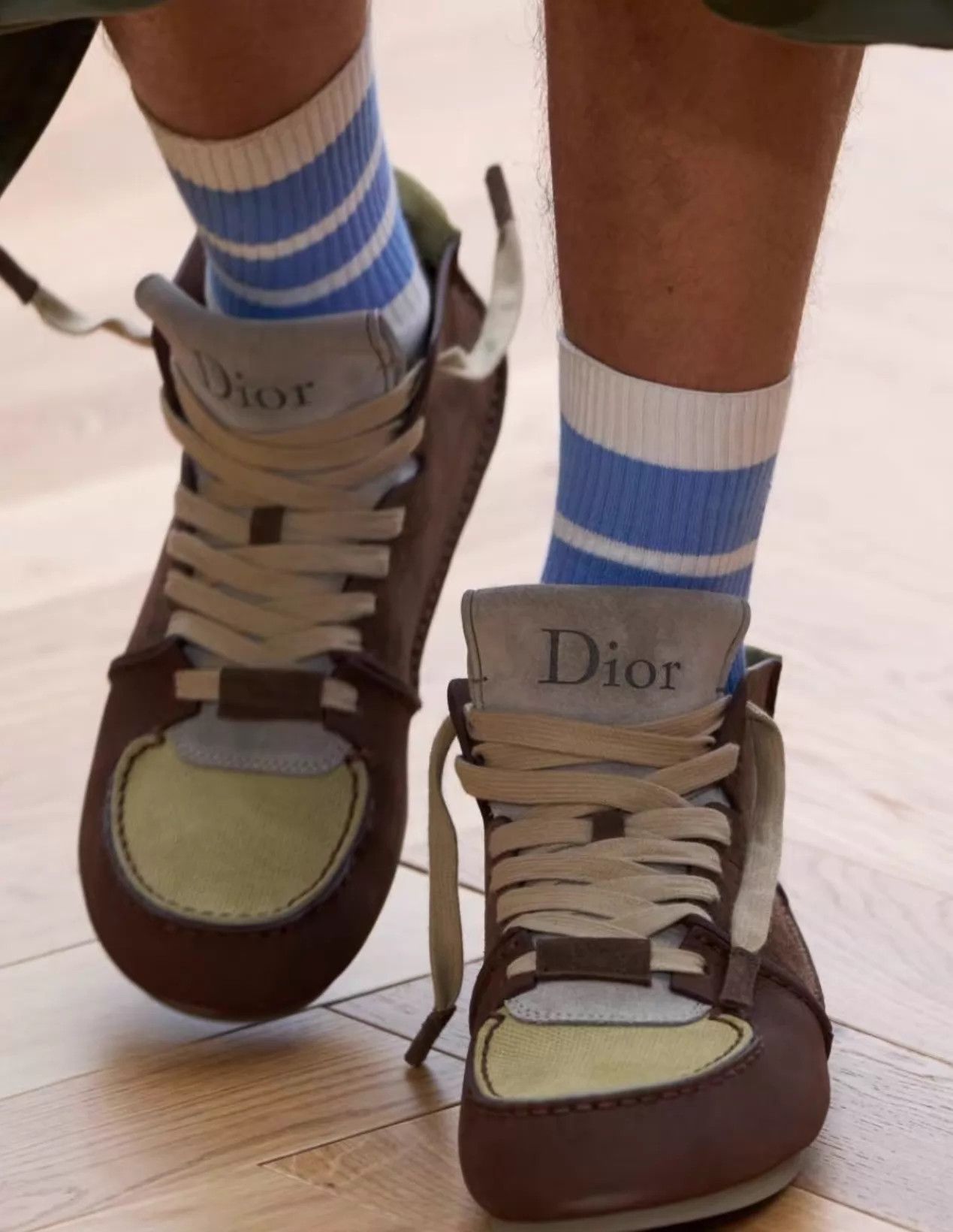 Dior Dior Roadie Brown Suede Wide Foot Sneakers 40 Size US 7 / EU 40 - 9 Thumbnail