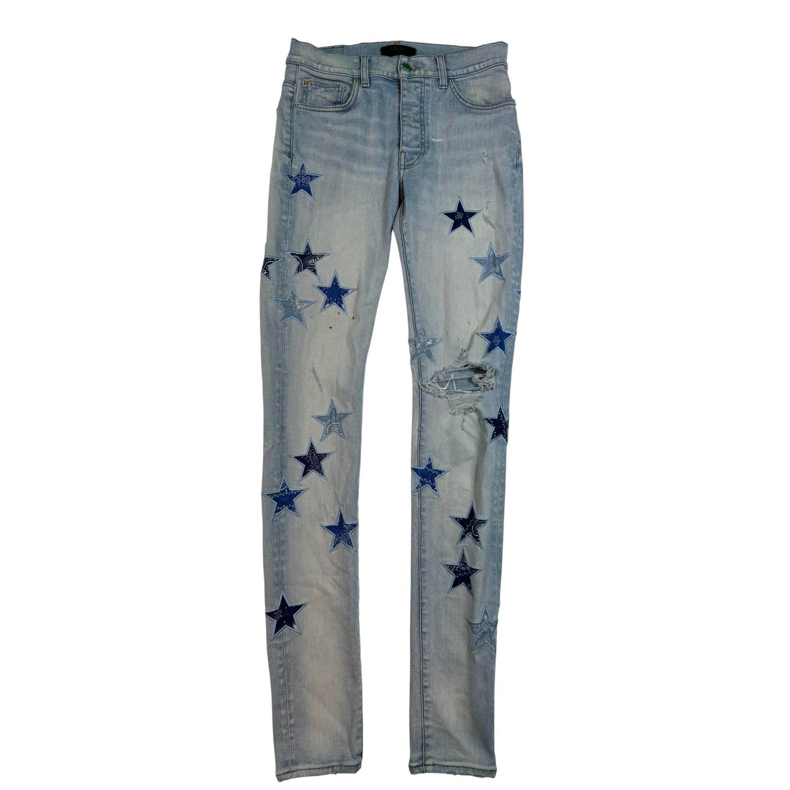 Amiri Amiri Light Wash Blue Chemist Jeans Size US 30 / EU 46 - 1 Thumbnail
