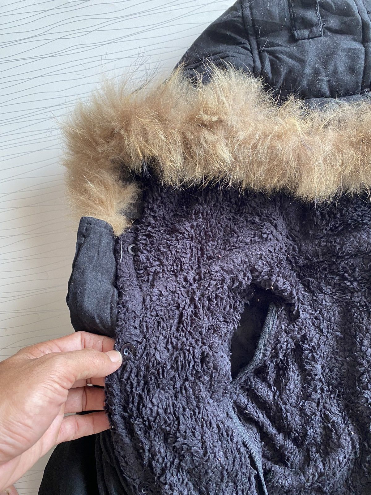 If Six Was Nine × Japanese Brand × Le Grande Bleu (L.G.B.) Japanese Cryx black Fur jacket Size US M / EU 48-50 / 2 - 11 Thumbnail