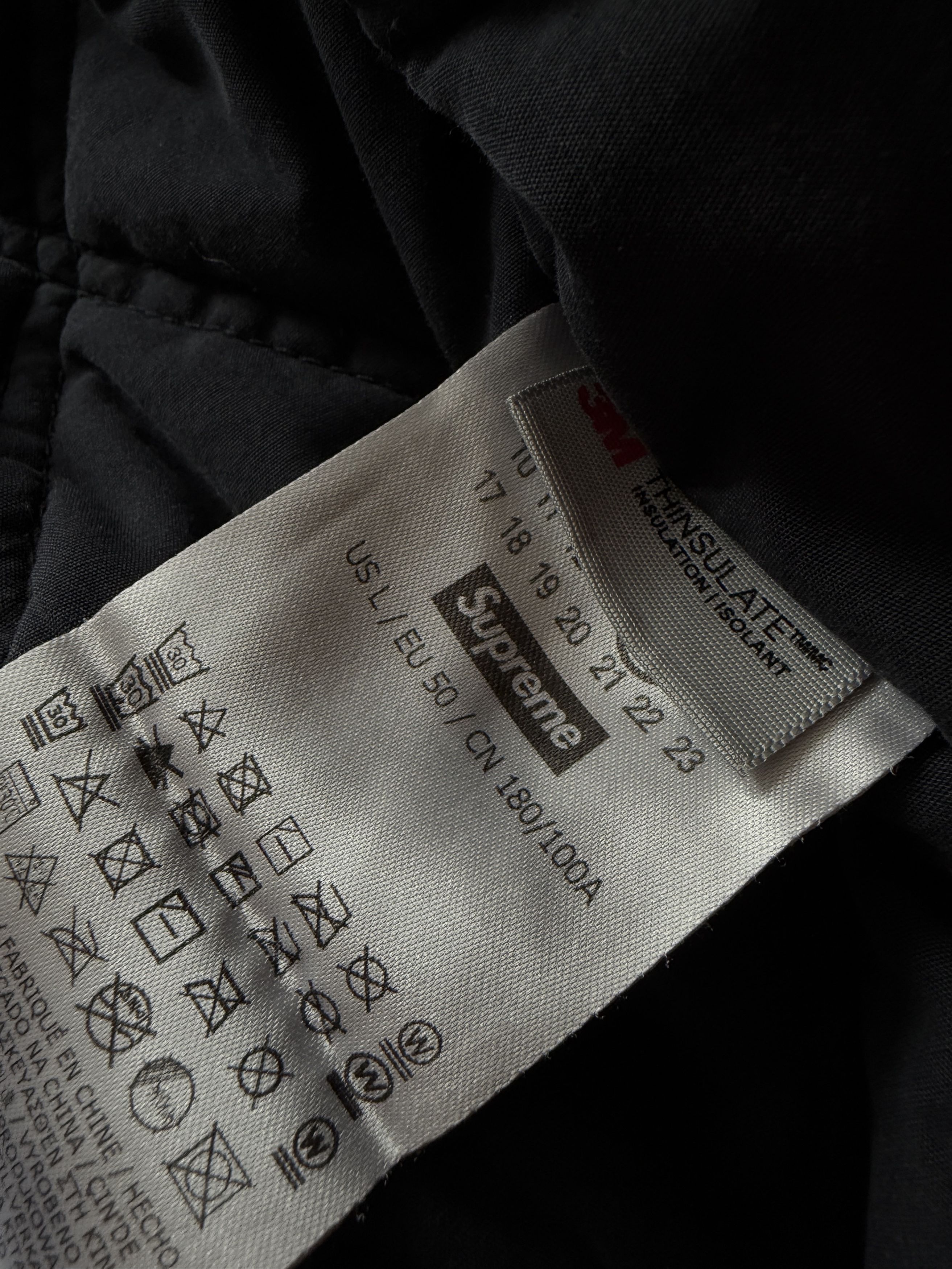 Maison Margiela × Supreme MM6 Supreme Foil Hooded Work Jacket Black Size US L / EU 52-54 / 3 - 9 Thumbnail