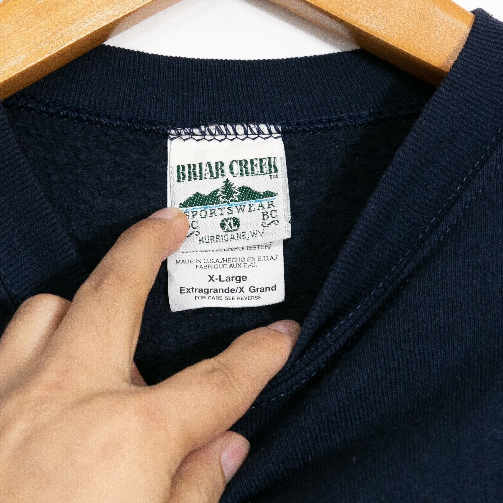 Vintage Vintage 90s Notre Dame Sweatshirt Mens XL - Faded Distressed Size US XL / EU 56 / 4 - 5 Thumbnail