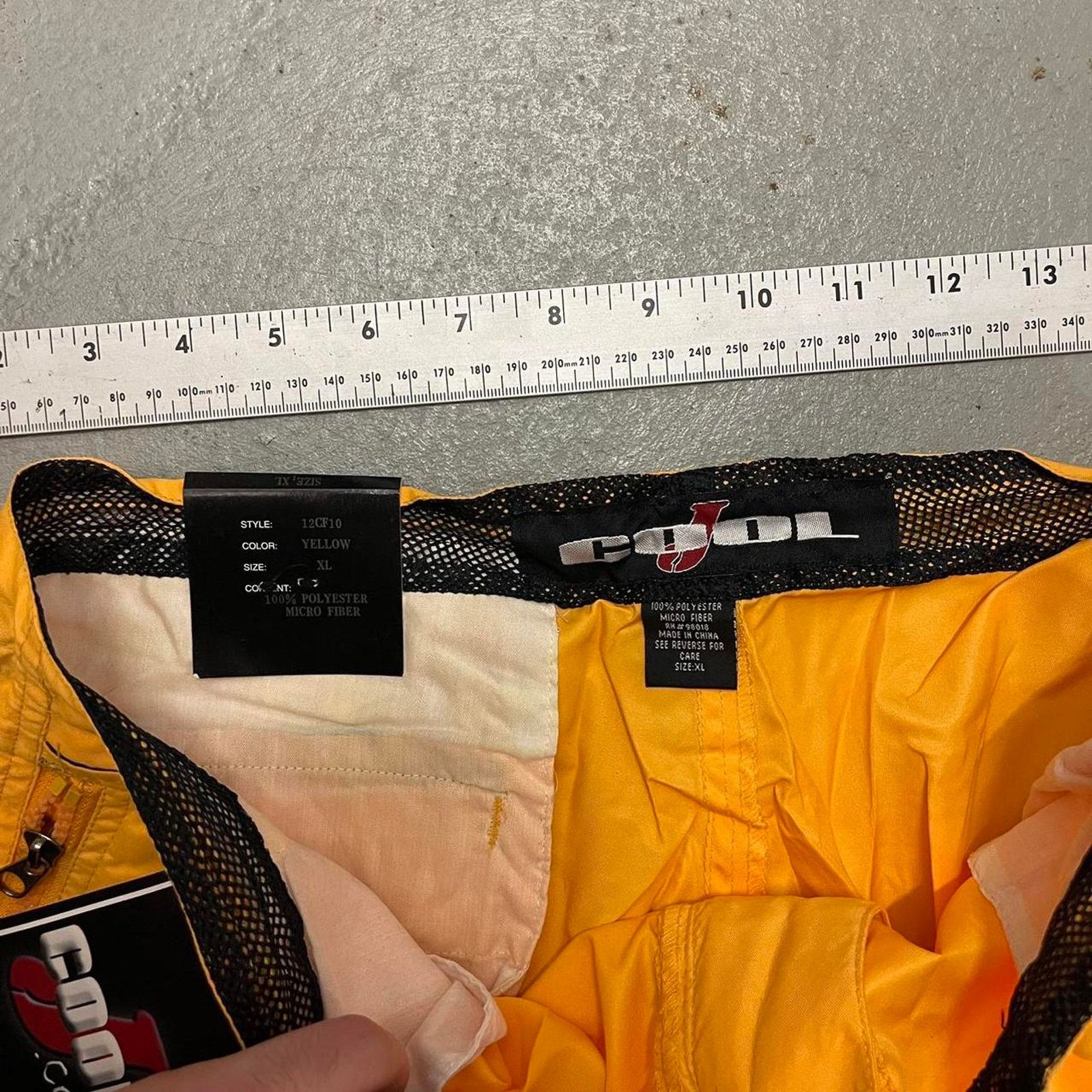 Vintage Vintage Baggy Y2k Urban Wide Leg Yellow Skater Pants Mens XL Size US 36 / EU 52 - 4 Thumbnail