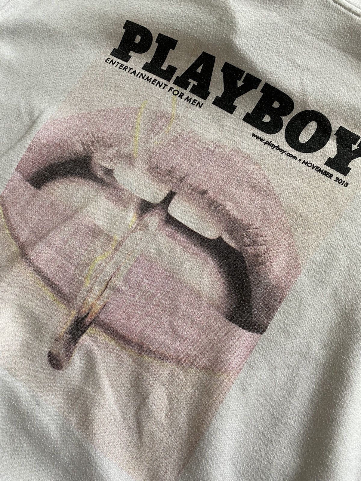 Playboy 2013 Playboy lips oversized hoodie Size US XL / EU 56 / 4 - 4 Thumbnail