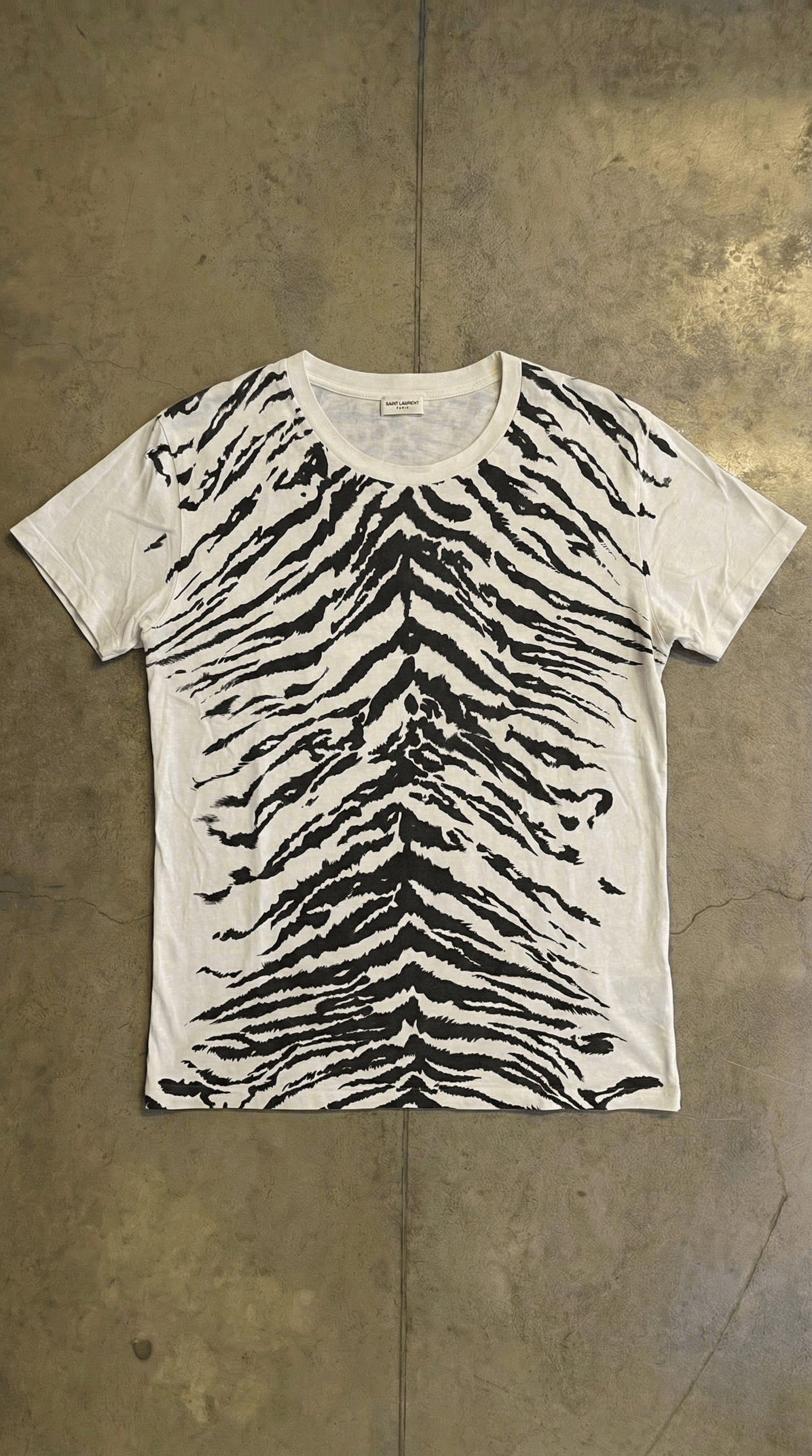 Saint Laurent Paris Hedi Slimane Era S/S 2016 Stars Print T-Shirt