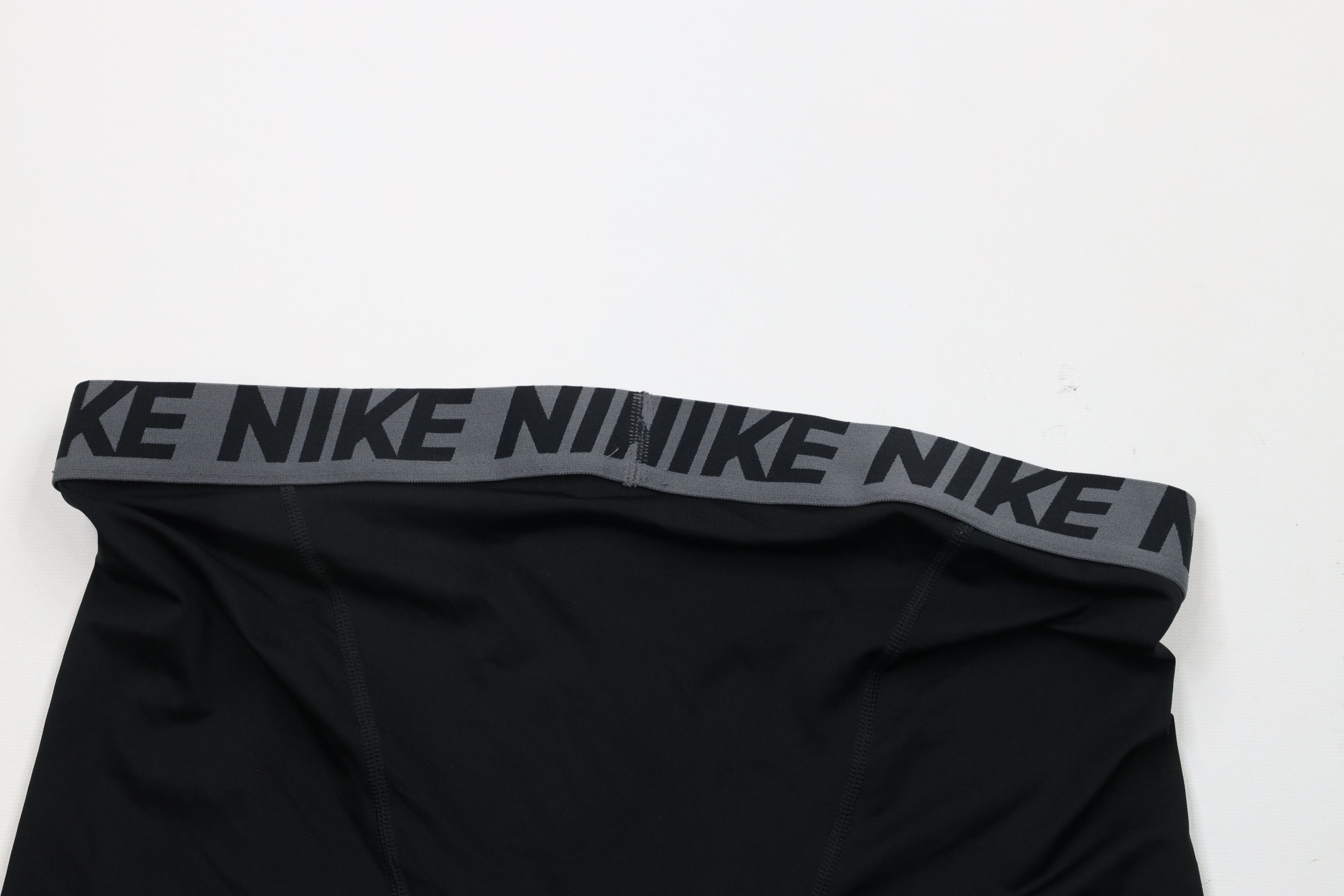 Nike × Vintage Nike Spandex Training Gym Running Half Tights Shorts Black Size US 40 / EU 56 - 7 Thumbnail