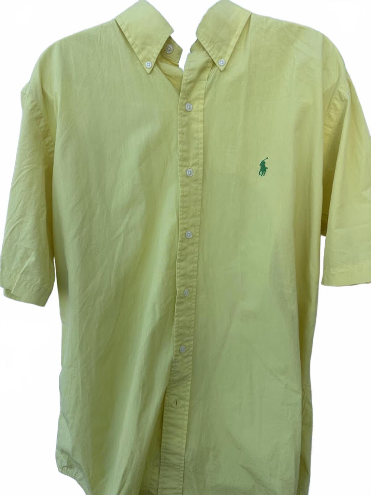 Polo Ralph Lauren Ralph Lauren Yellow Classic Fit Shirt Medium Size US M / EU 48-50 / 2 - 1 Thumbnail
