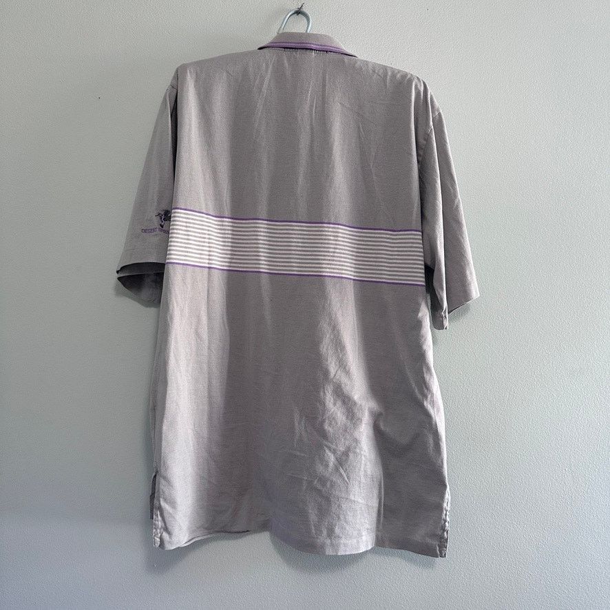 Polo Ralph Lauren Polo Ralph Lauren Golf gray striped polo size M Size US M / EU 48-50 / 2 - 3 Thumbnail