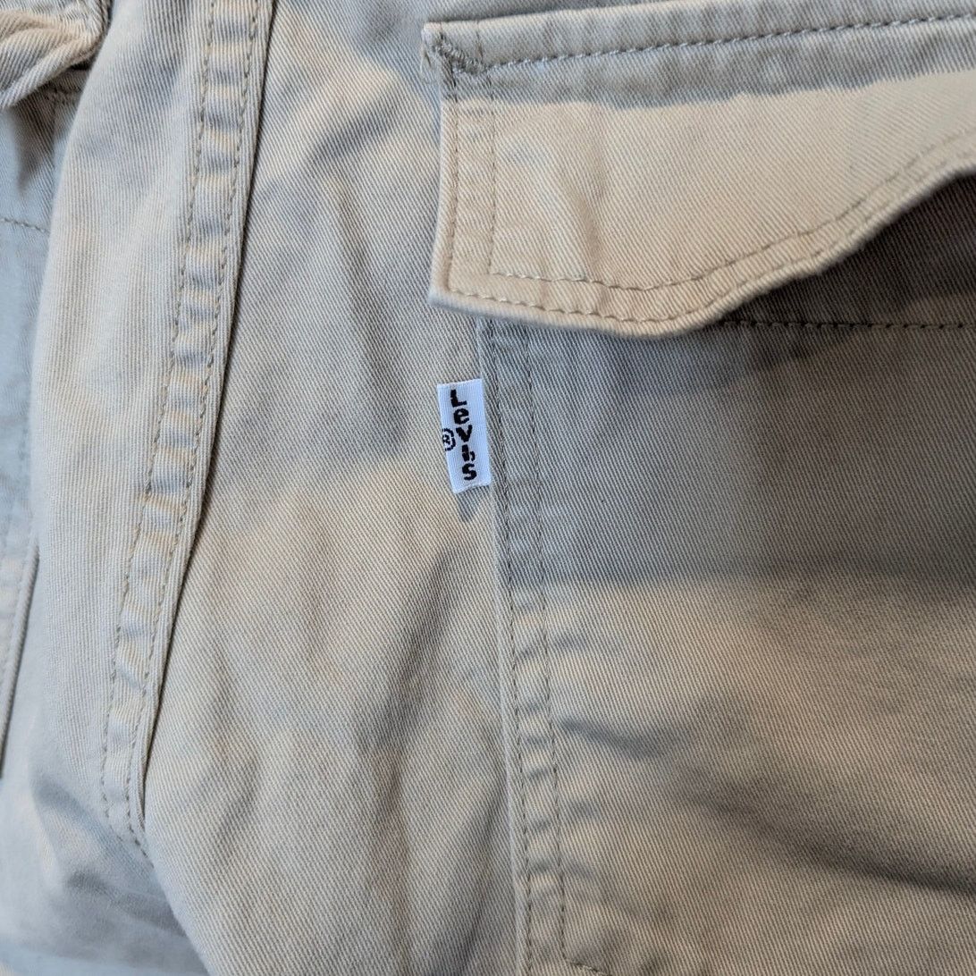 Levi's Levi's '94 Baggy Tan Drawstring Ankle Cargo Pants Size 30 Size 30" / US 8 / IT 44 - 4 Thumbnail