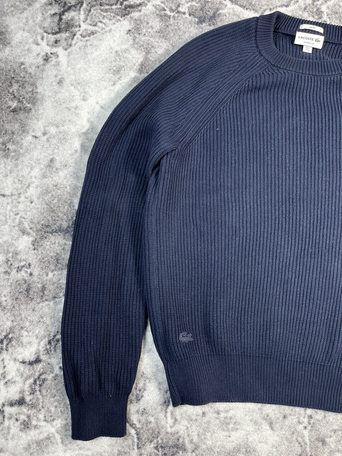 Lacoste Lacoste Classic Ribbed Knit Sweater Size US M / EU 48-50 / 2 - 2 Thumbnail