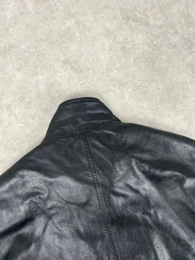 Dolce & Gabbana 1990s Dolce & Gabbana Black Leather Multi-Pocket Bomber Jacket Size US S / EU 44-46 / 1 - 7 Thumbnail