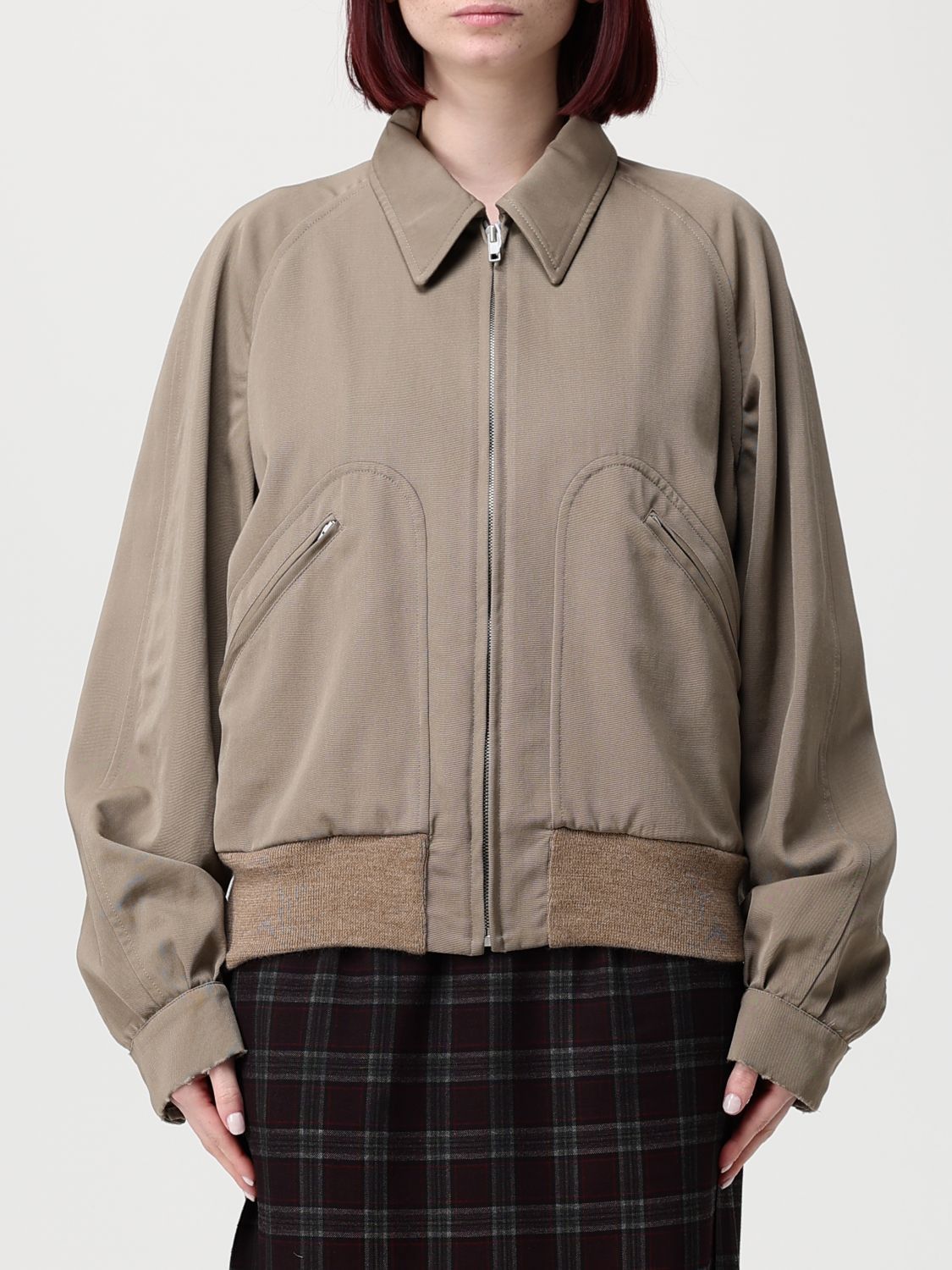 Maison Margiela Maison Margiela Jacket Woman Beige Size M / US 6-8 / IT 42-44 - 1 Thumbnail